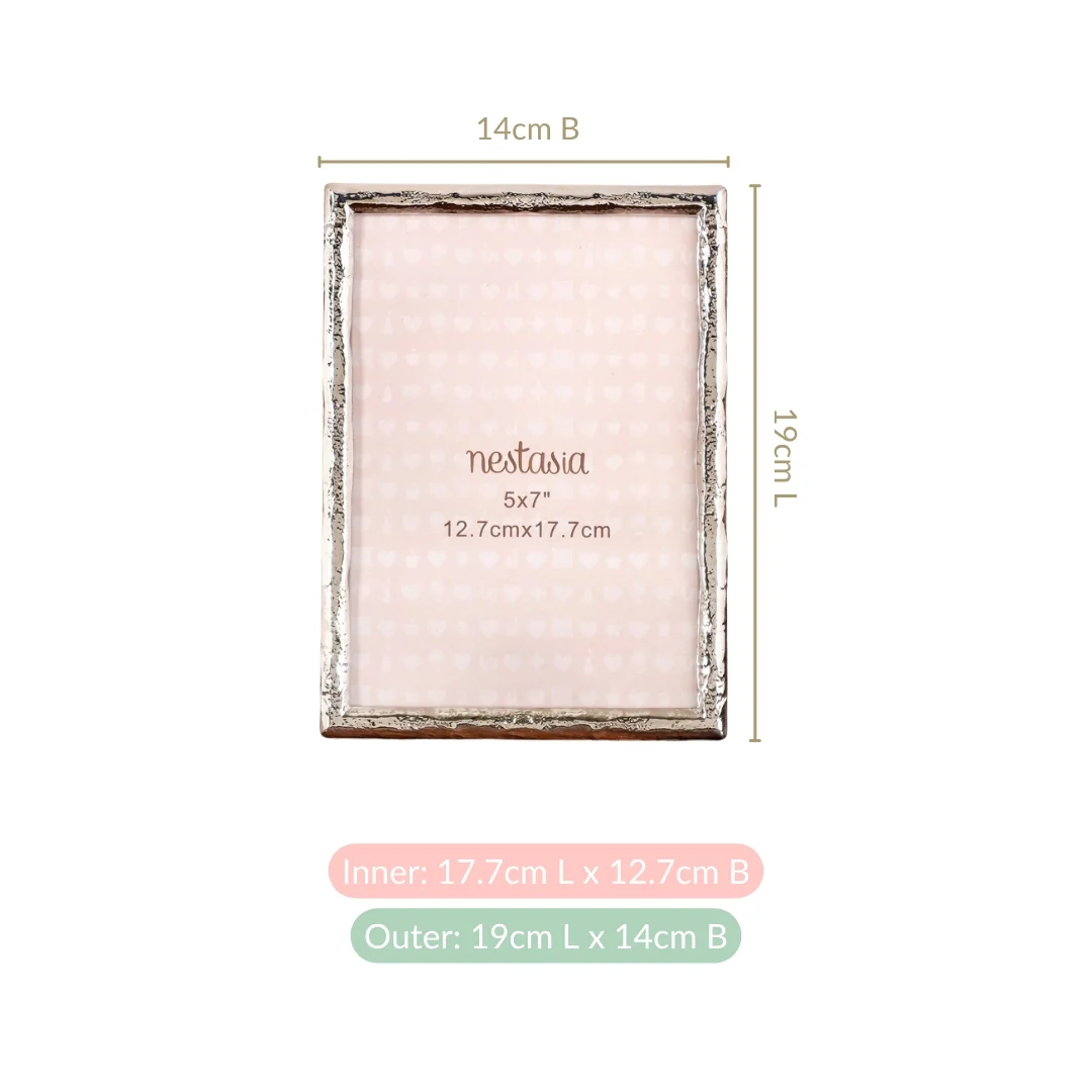 Chic Silver Medium Photo Frame 13x18cm - Image 4