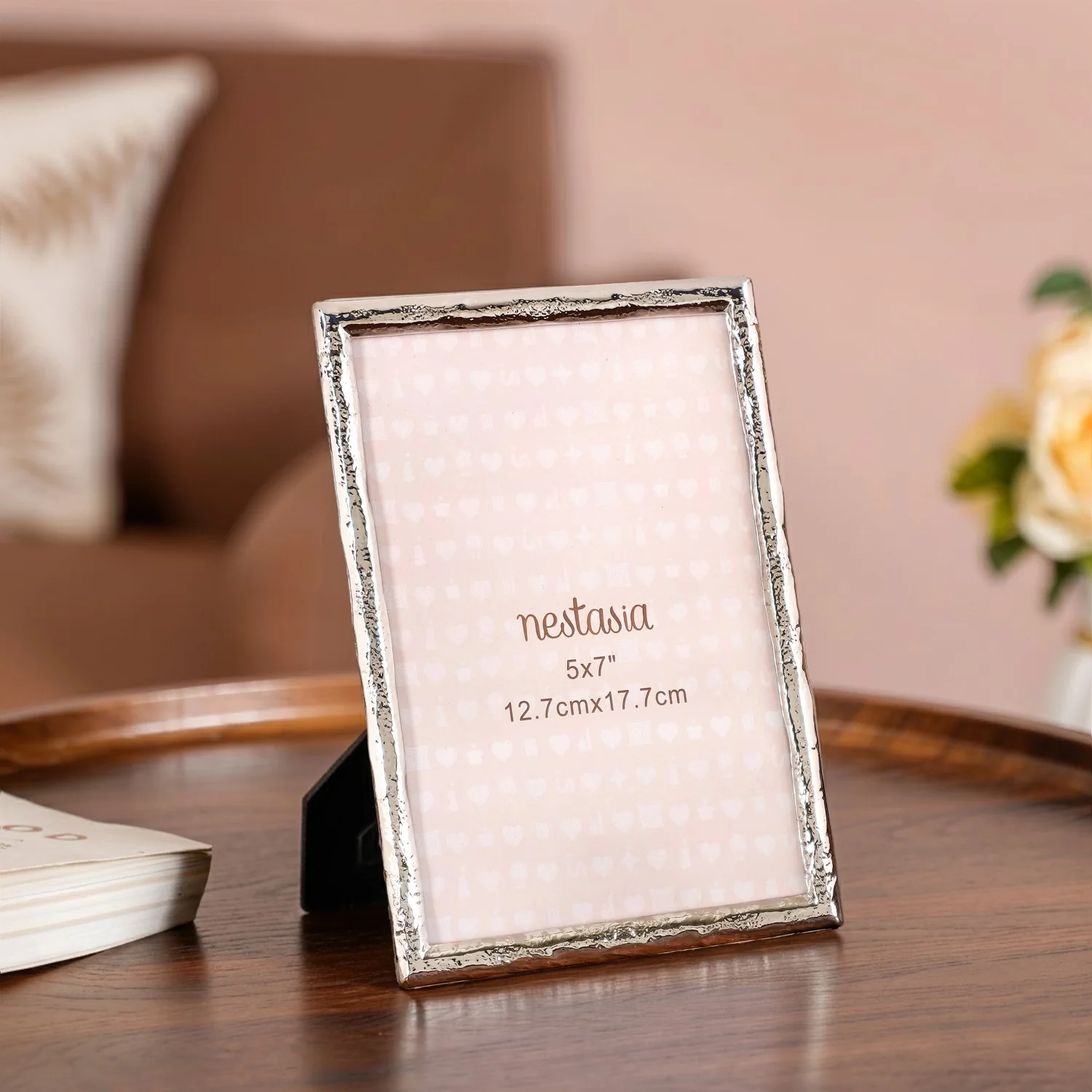 Chic Silver Medium Photo Frame 13x18cm - Image 8
