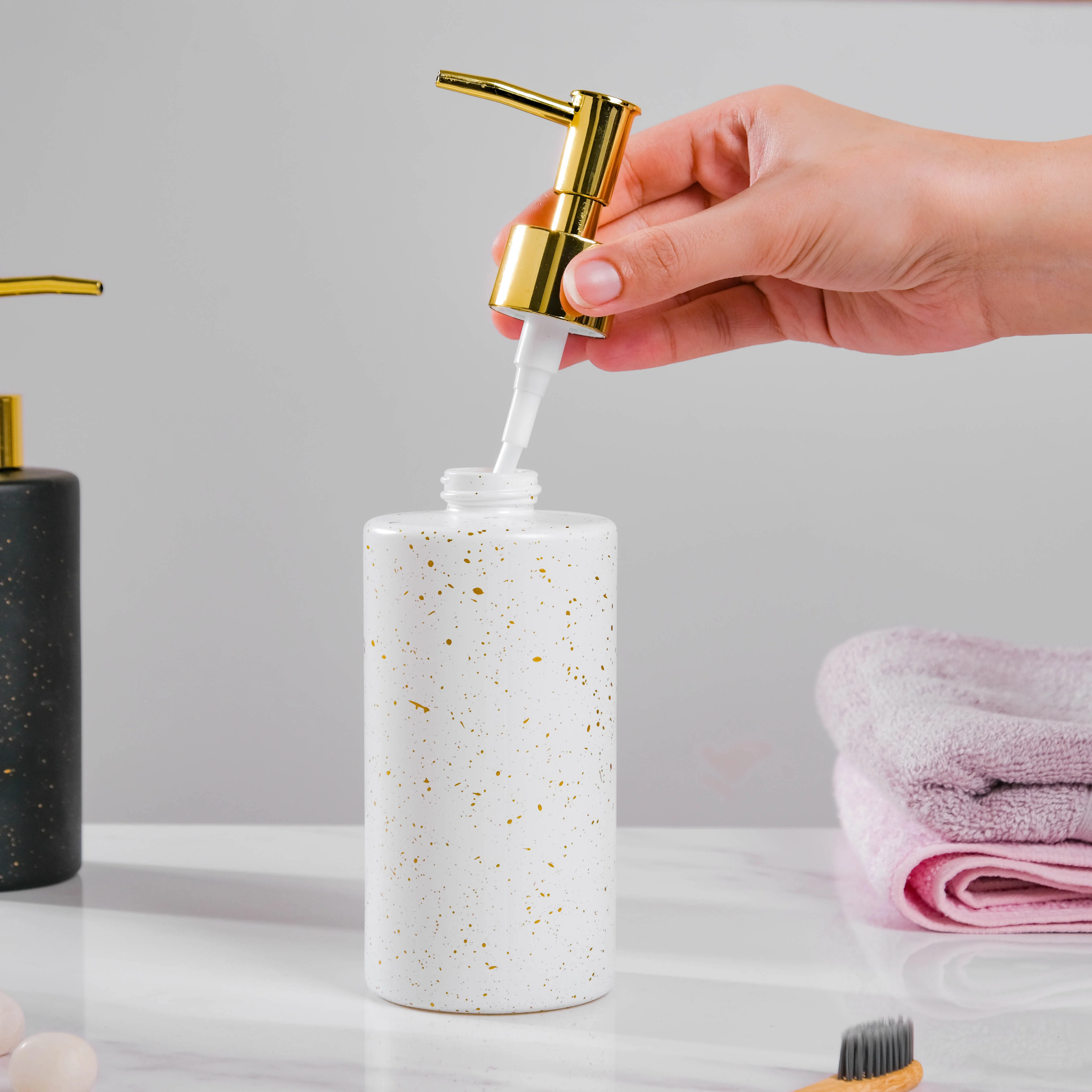 Chimera White Ceramic Dispenser With Nozzle - Image 2