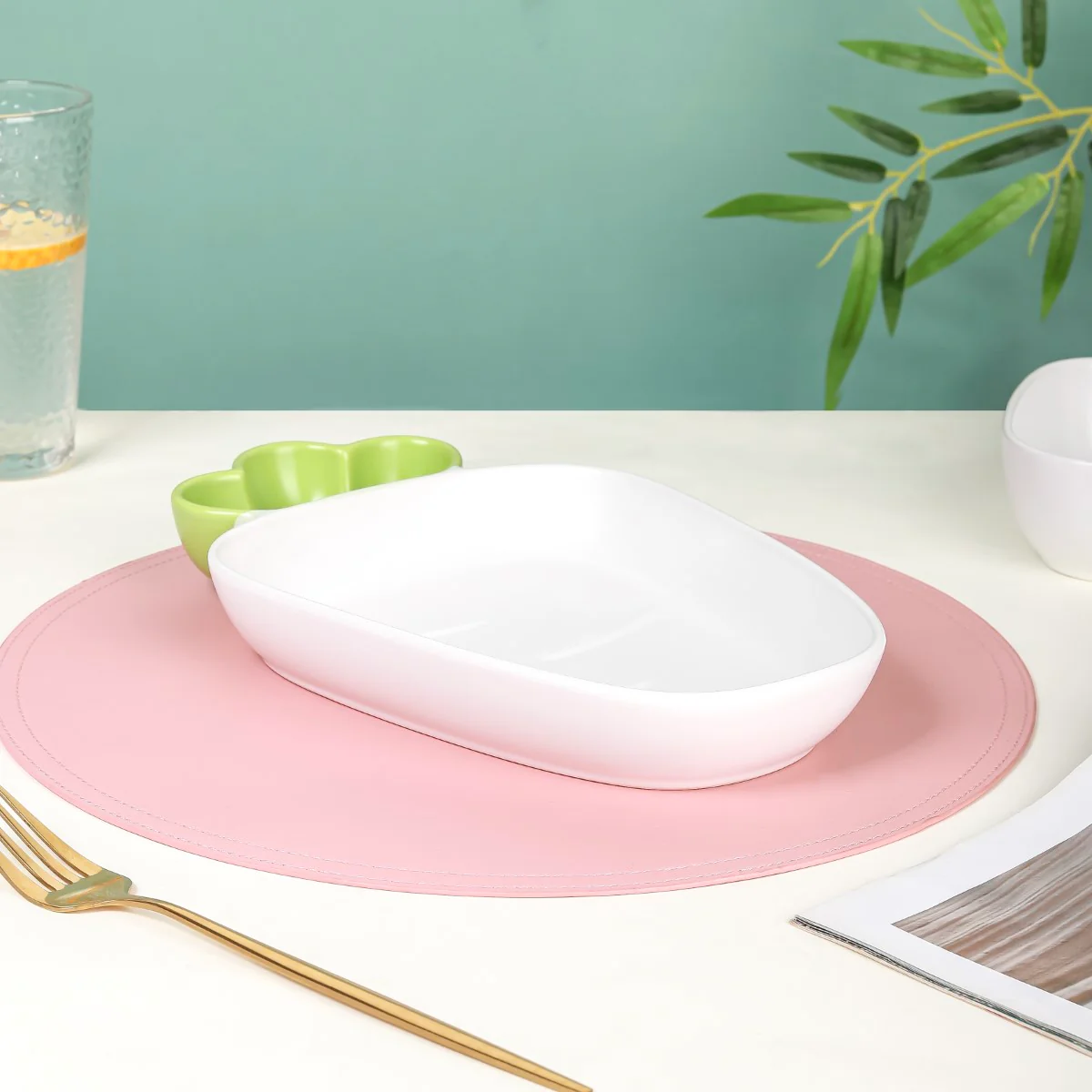 Chip And Dip Platter White Raddish 550 ml - Image 4