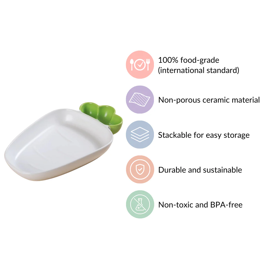 Chip And Dip Platter White Raddish 550 ml - Image 5