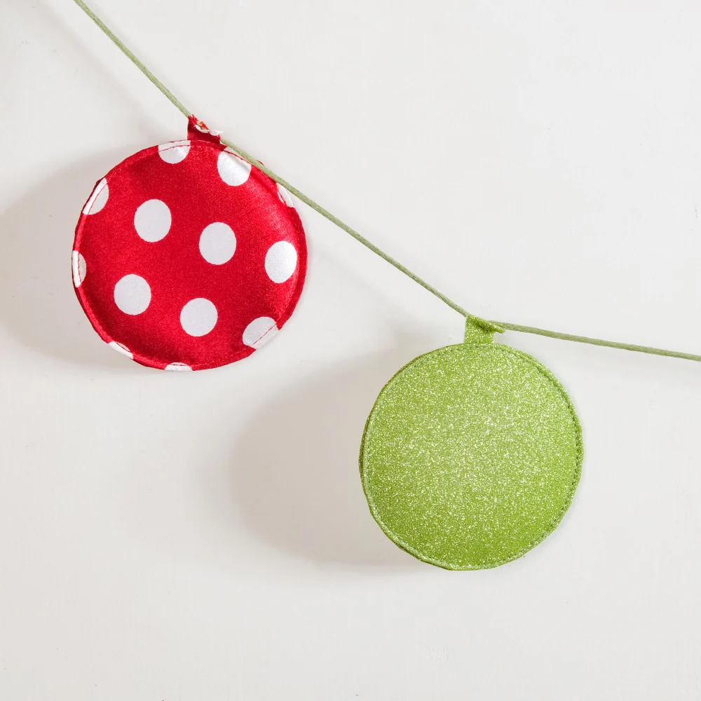 Christmas Baubles Bunting 98 Inch - Image 4