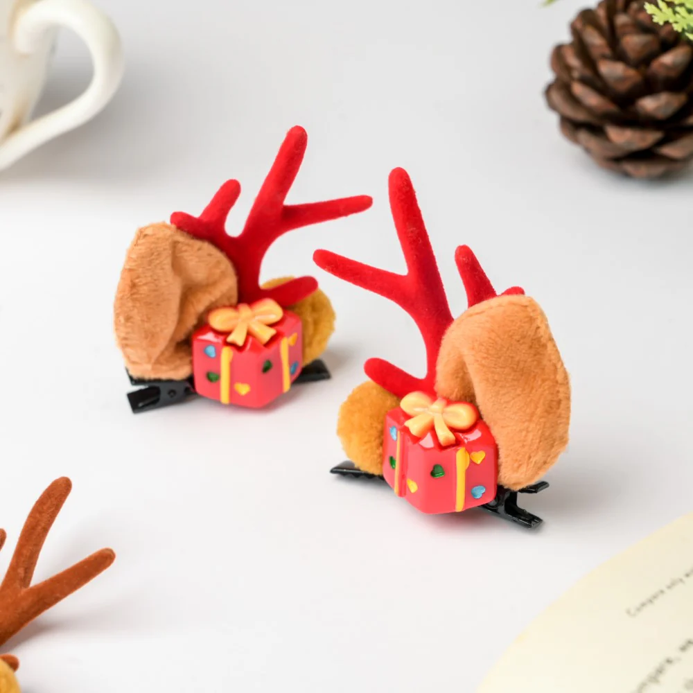 Christmas Gift Hairclip Set Of 2 - Image 3
