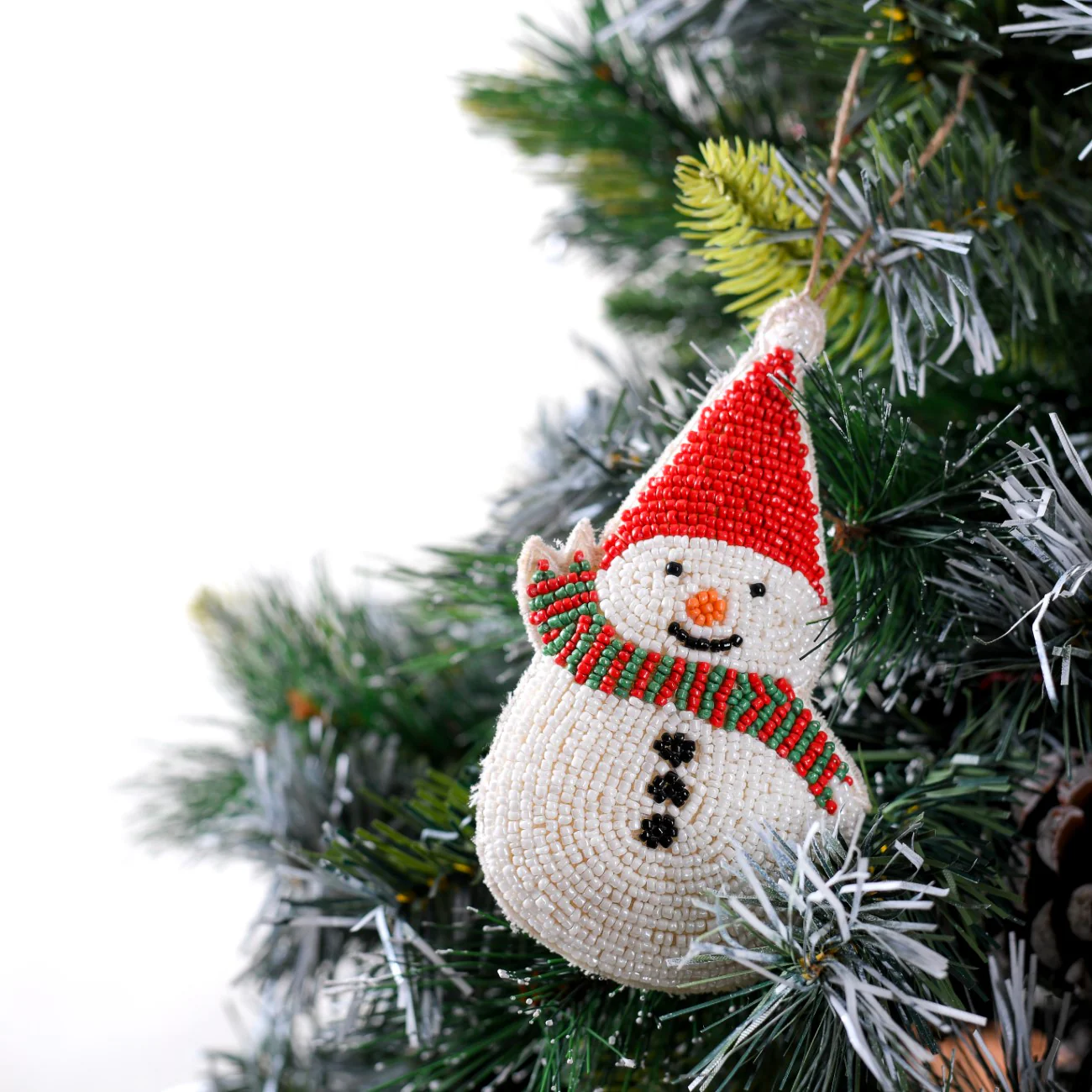 Christmas Hanging Ornament Set of 3 Multicolour - Image 5