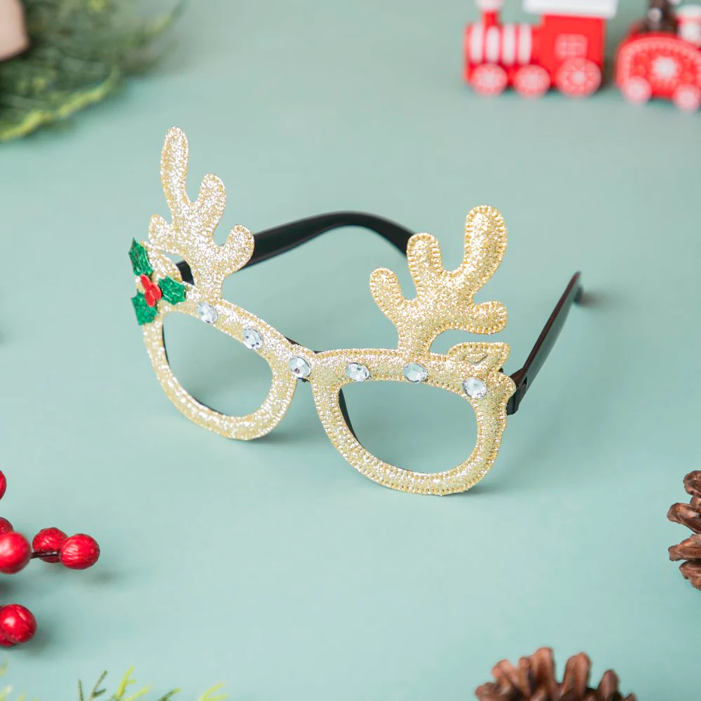 Christmas Party Glasses And Hair Accessories Set Of 5 - Image 4