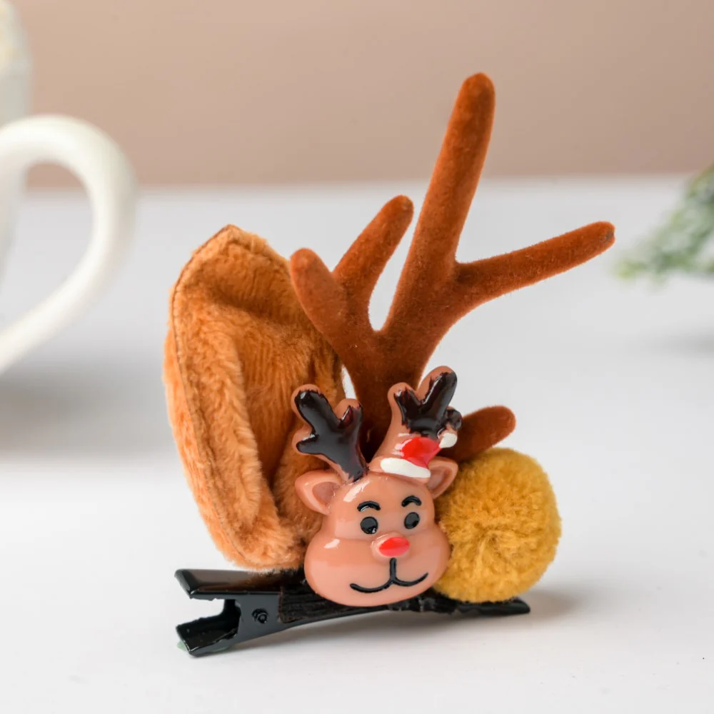 Christmas Reindeer Hairclip Set of 2 - Image 5