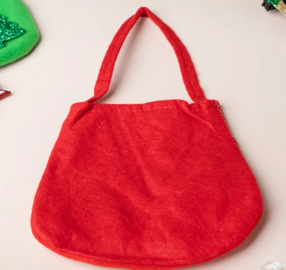 Christmas Santa Quirky Gift Bag Red 7 Inch - Image 8