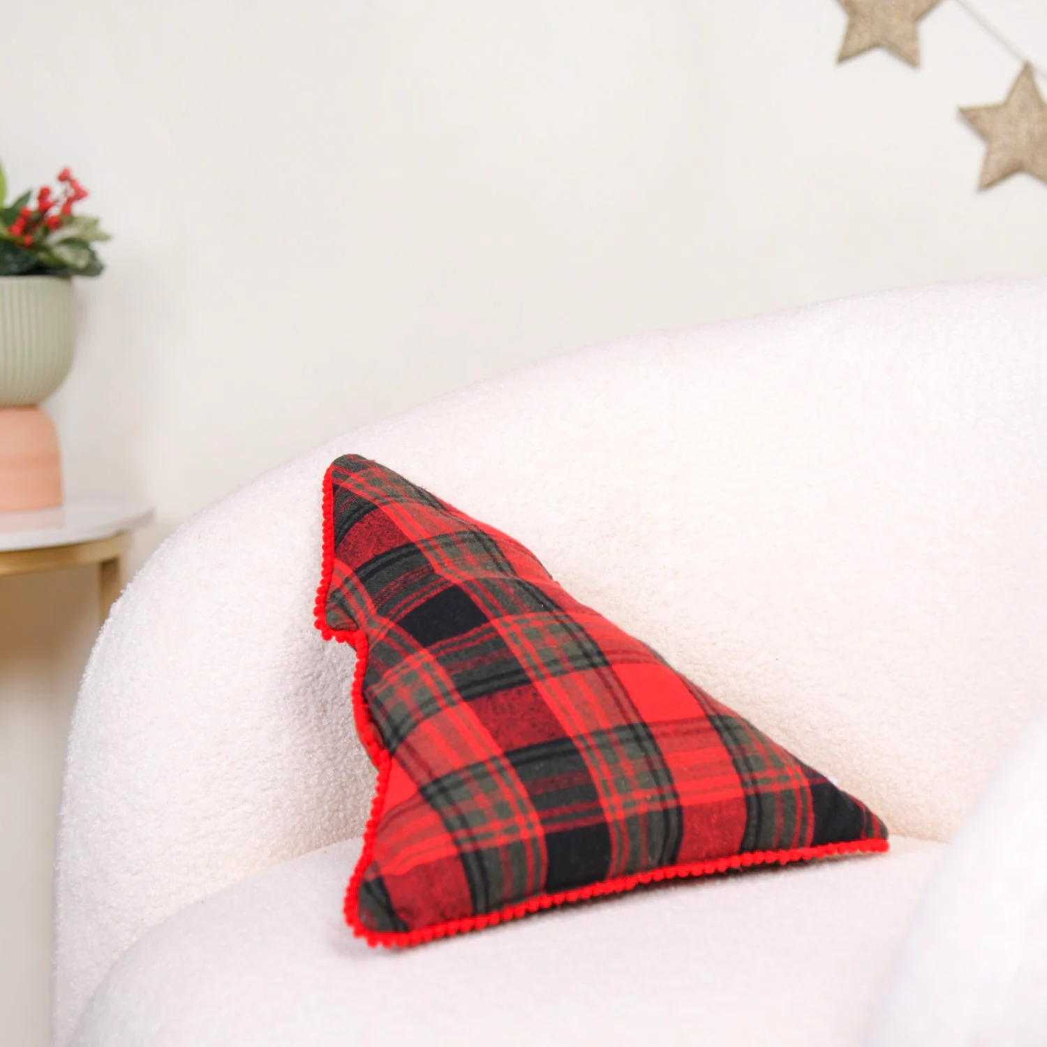 Christmas Tree Decorative Cushion 40x35cm - Image 3