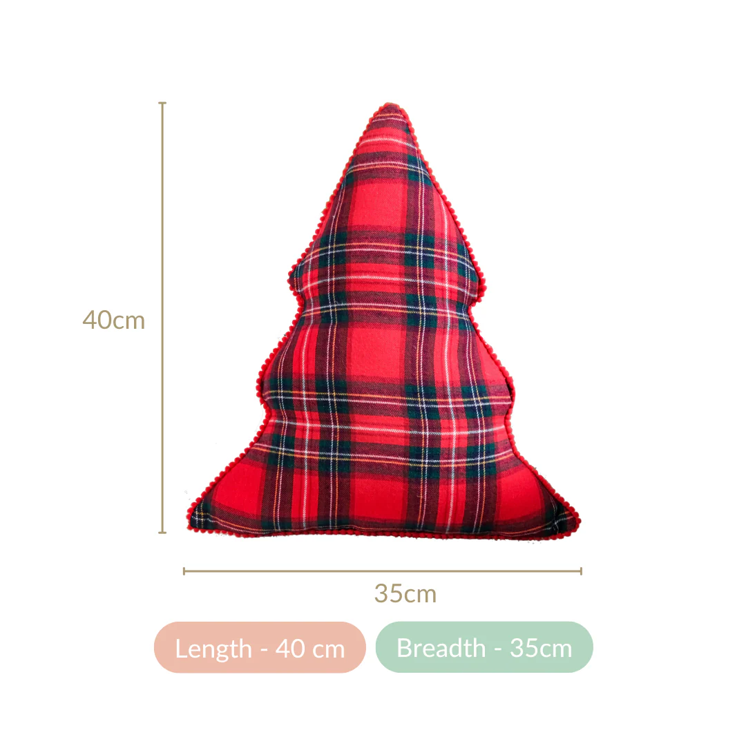 Christmas Tree Decorative Cushion 40x35cm - Image 4
