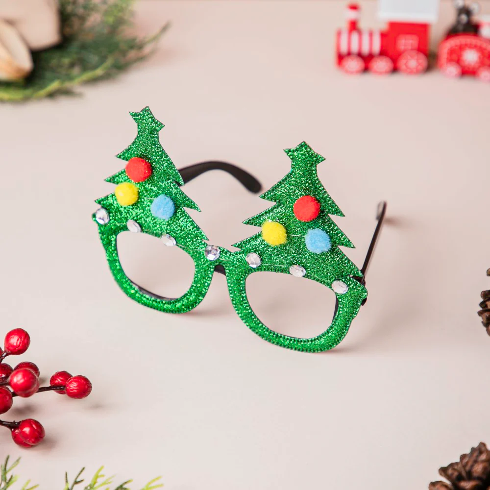 Christmas Tree Party Frame And Hair Accessories Set of 5 - Image 4
