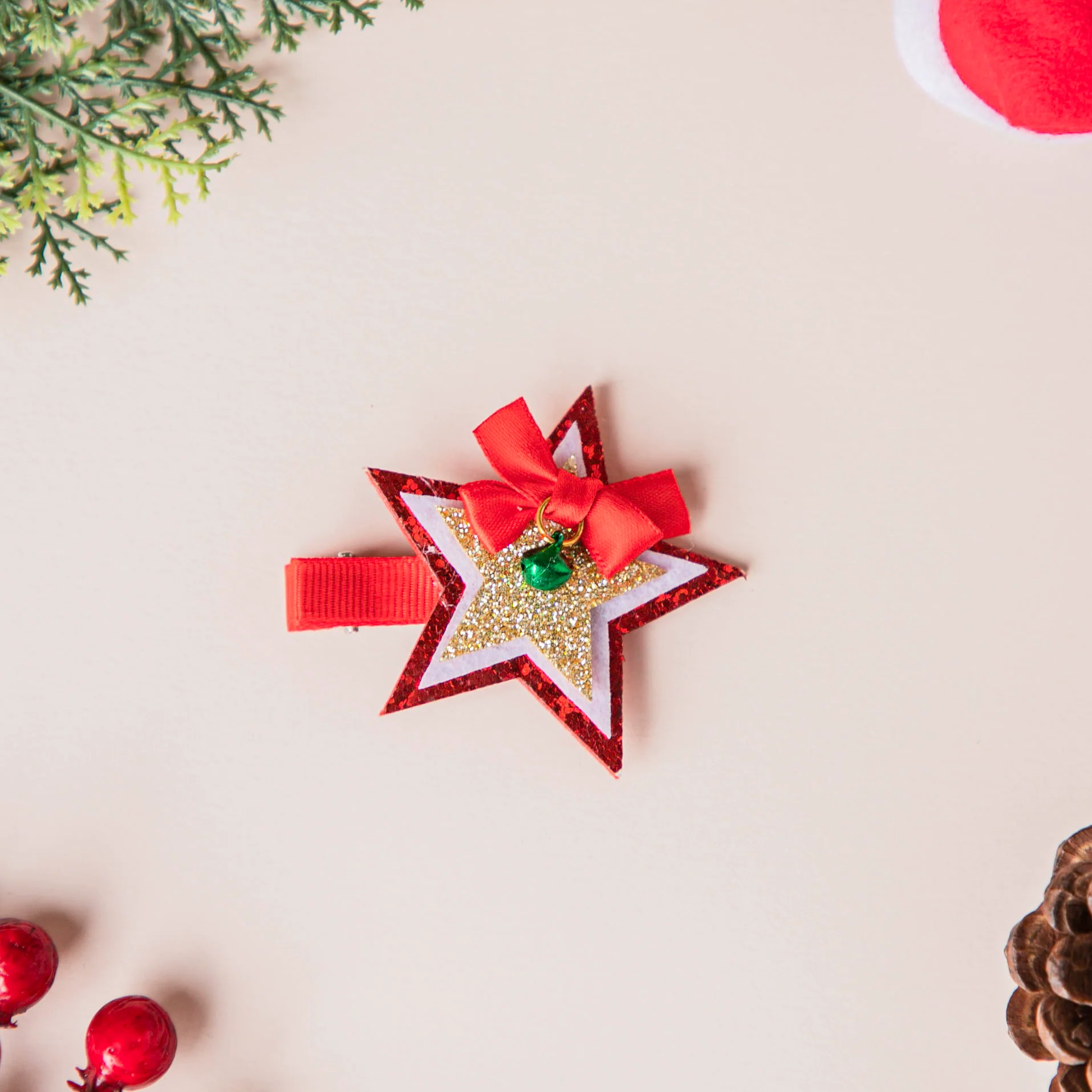 Christmas Tree Party Frame And Hair Accessories Set of 5 - Image 5