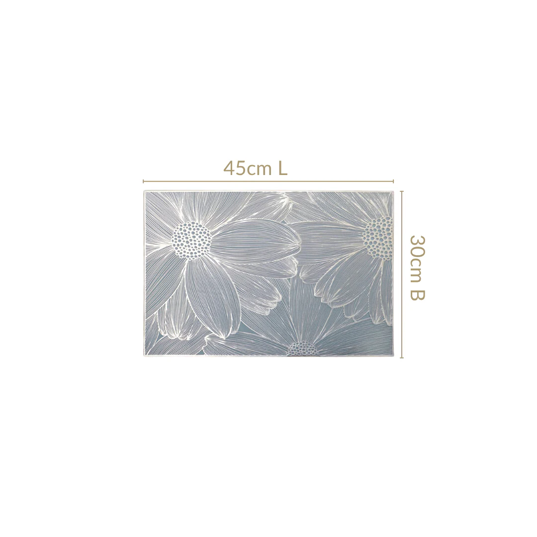 Chrome Blossom Table Mat Set Of 6 - Image 3