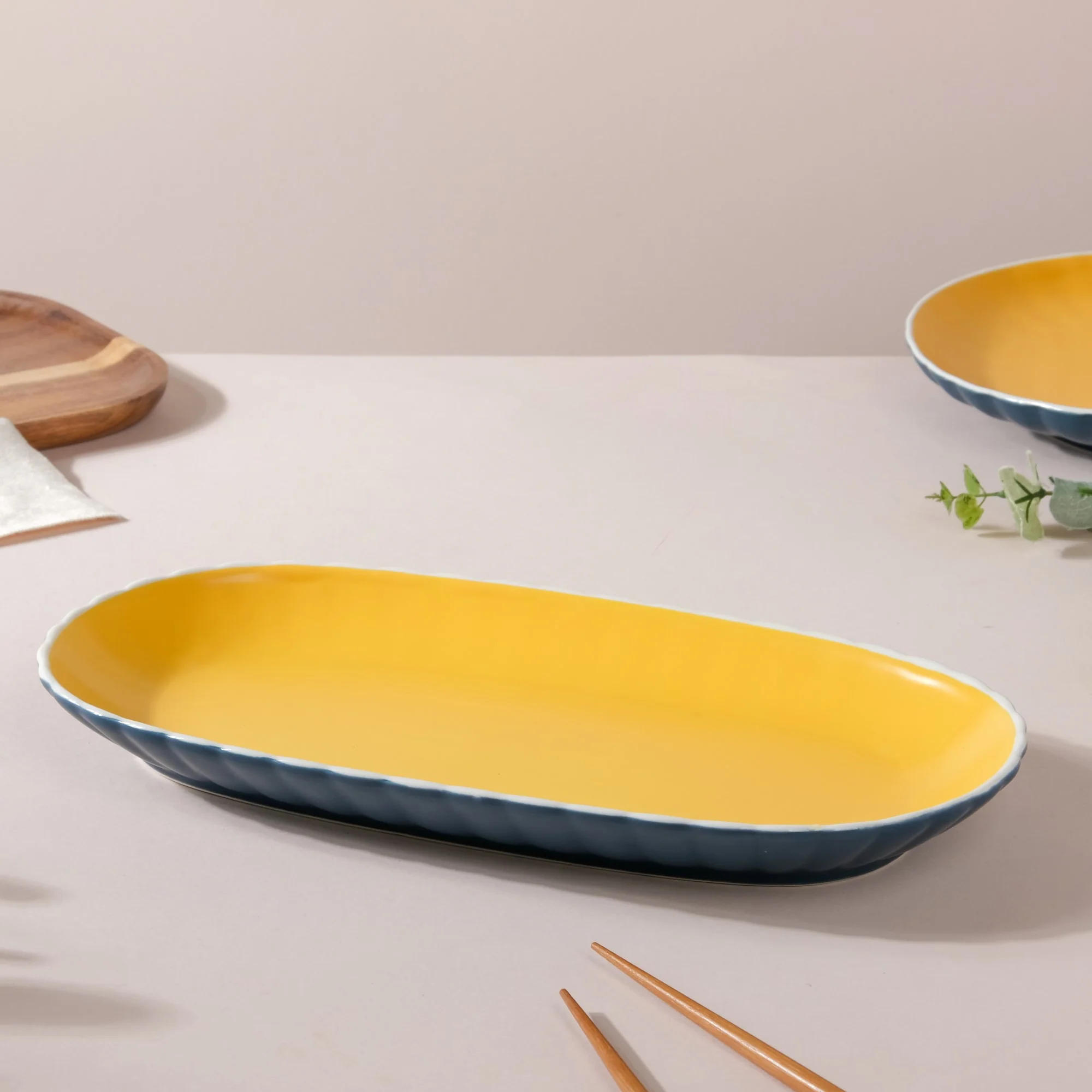 Chrome Long Plate Blue 12 Inch - Image 4