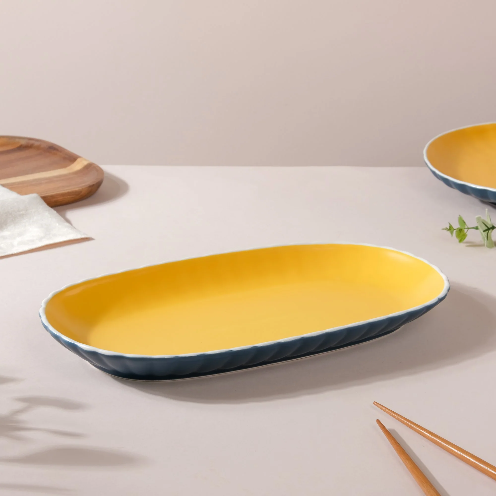 Chrome Long Plate Blue 12 Inch - Image 6