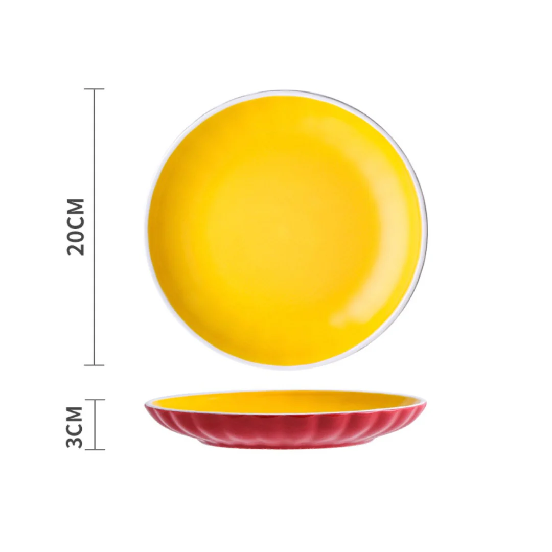 Chrome Snack Plate Blue 7.5 inch - Image 8