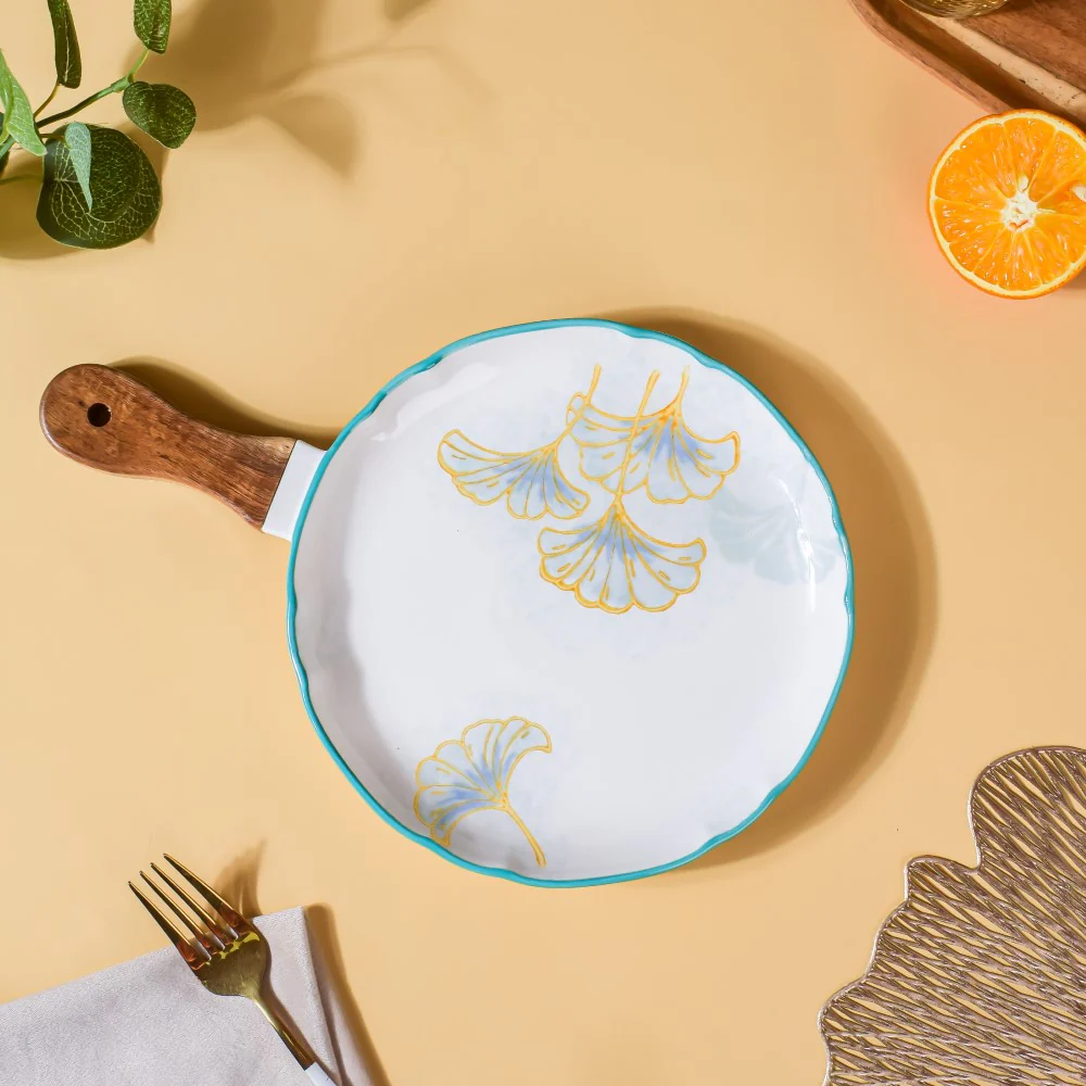 Circular Bbq Floral Plate Large - Image 6