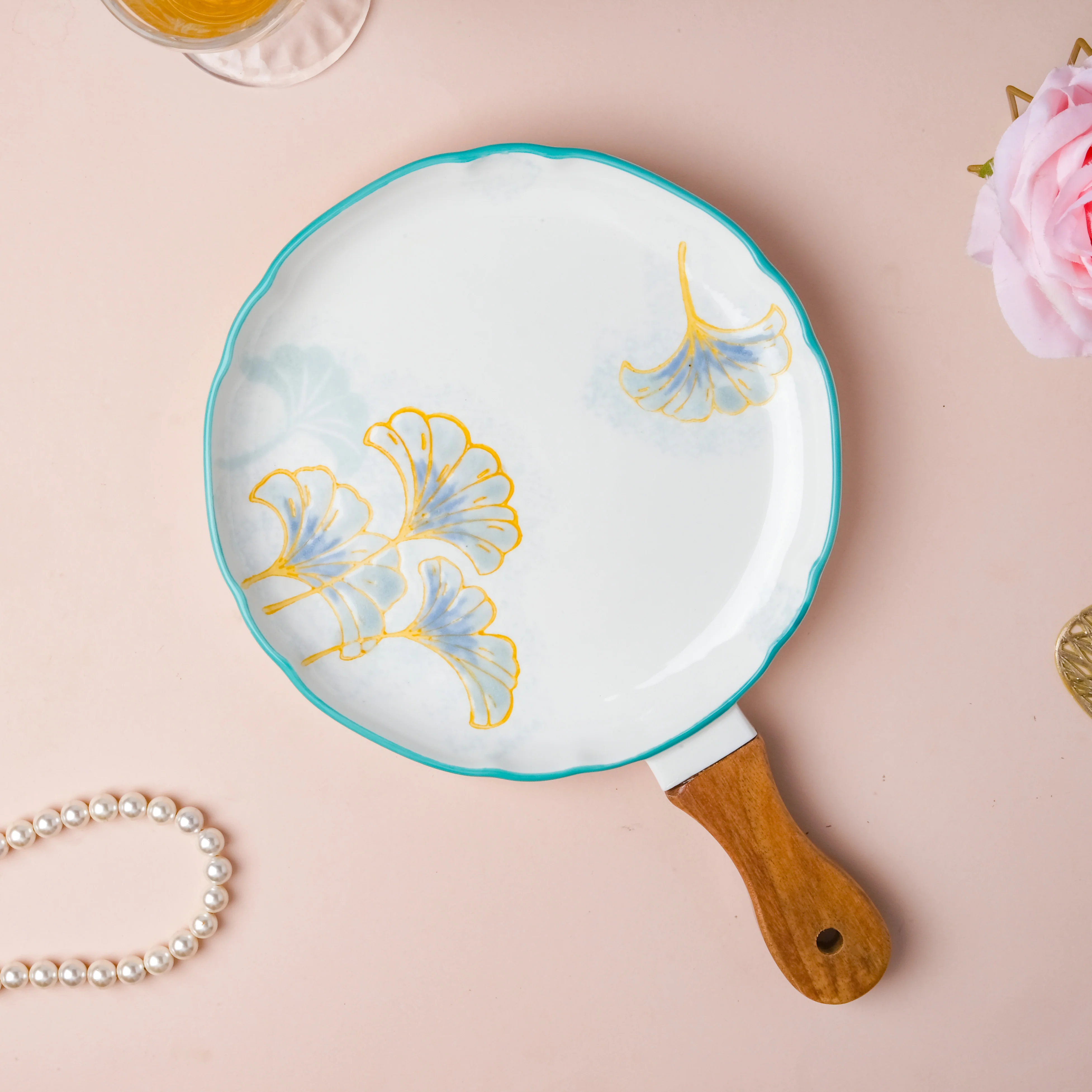 Floral Circular Bbq Plate Small - Image 11