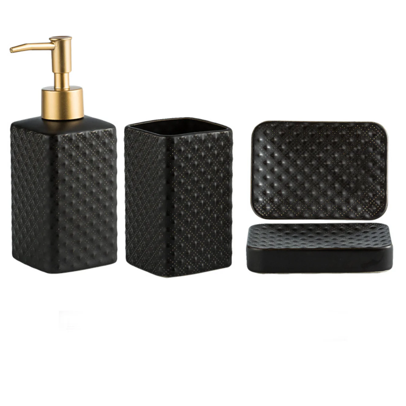 Classic Black Bath Set - Image 5