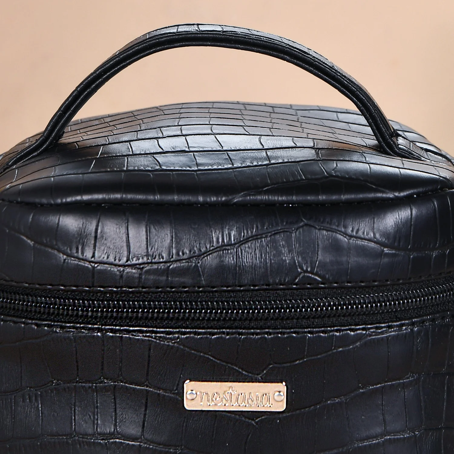 Classic Luxury Insulated Lunch Bag Black - Image 9