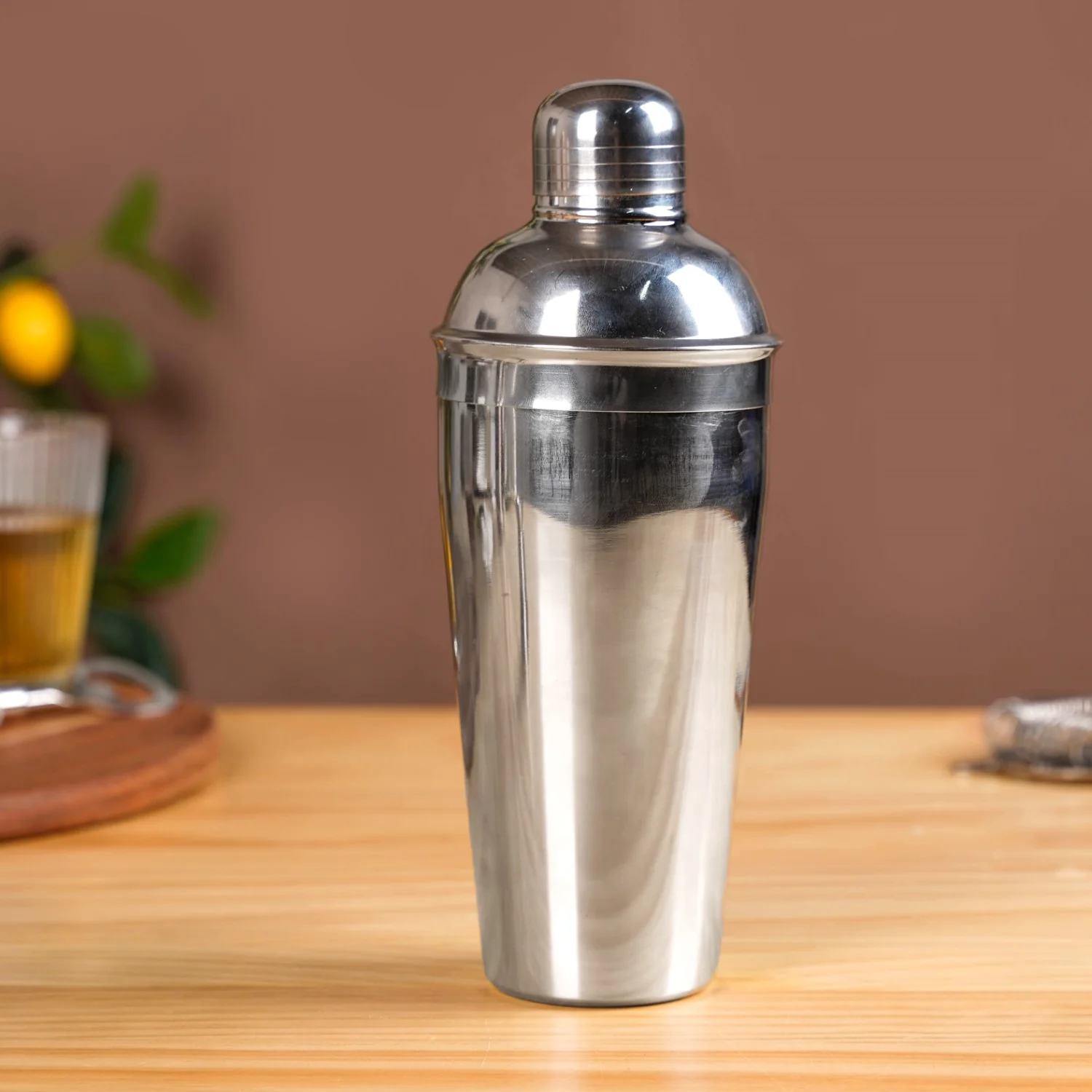 Classic Stainless Steel Peg Measure And Cocktail Shaker Set - Image 6