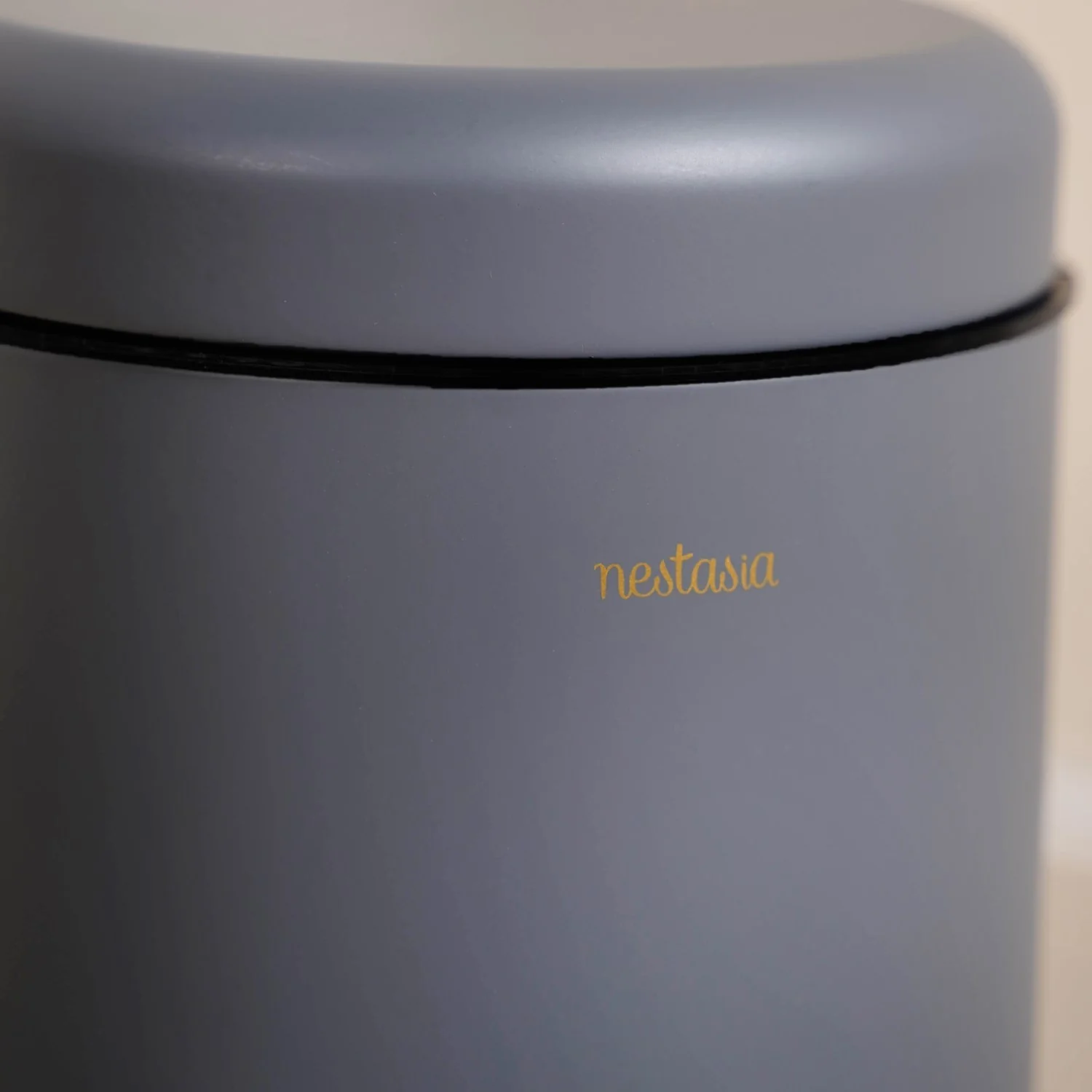 Clean Curve Metal Dustbin With Removable Bucket Grey 5000ml - Image 7