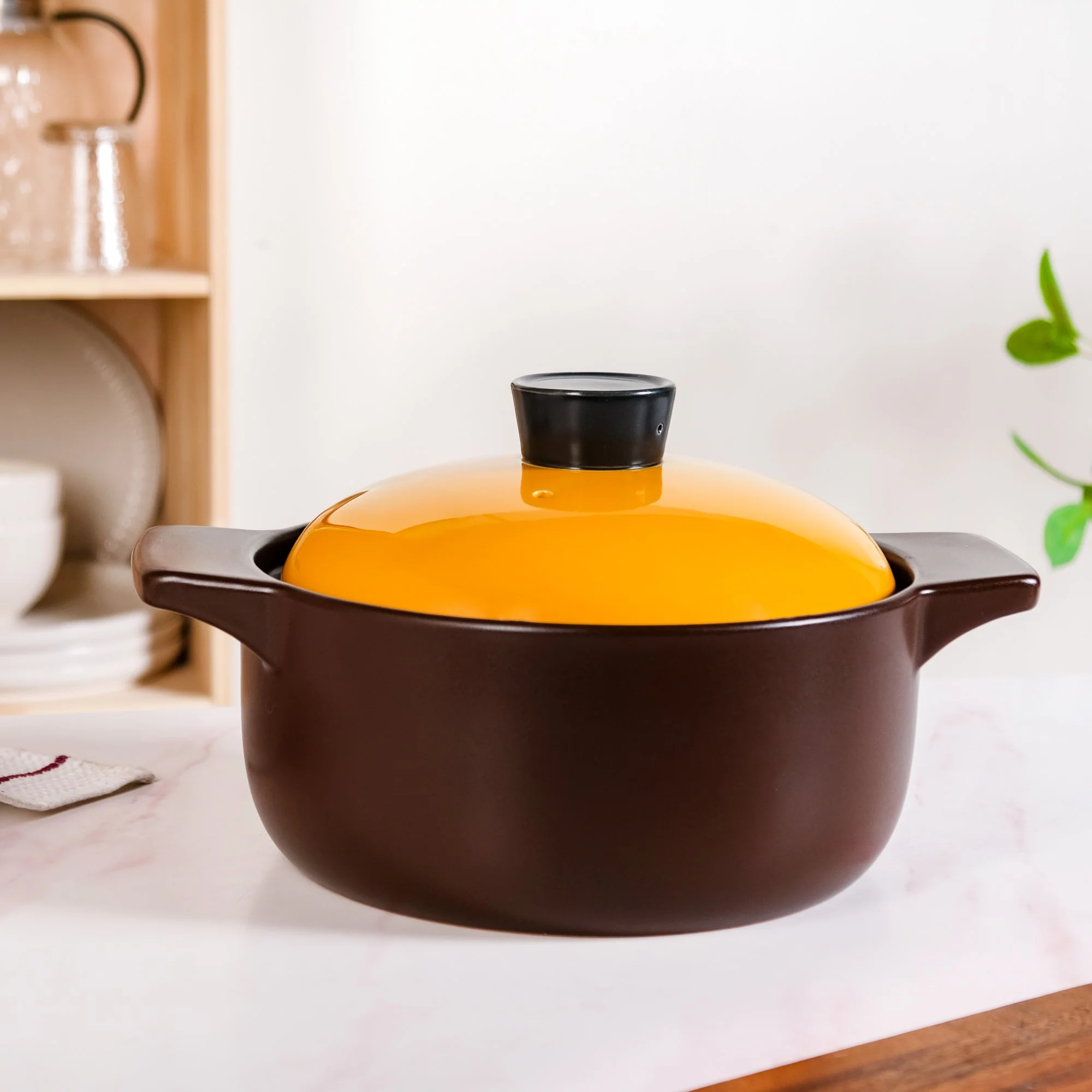 Clementine Ceramic Cooking Pot 4000ml - Image 9