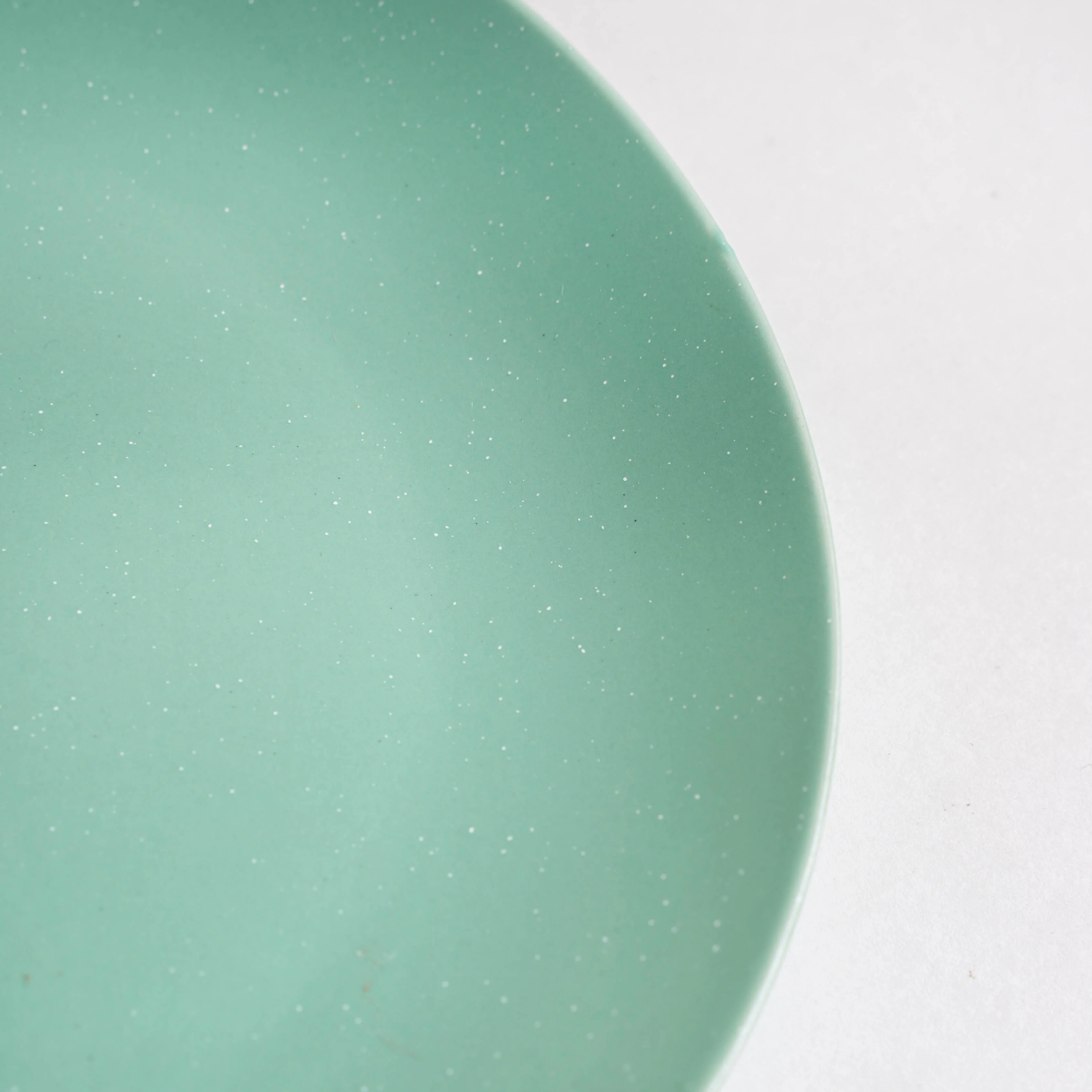 Cloris Matte Green Snack Plate 8 Inch - Image 7