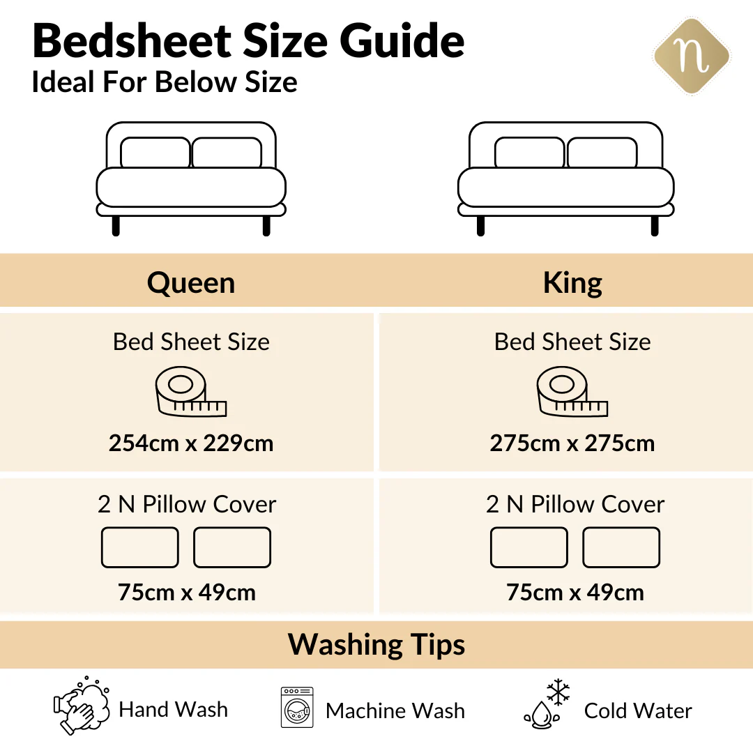 Coastal Chateau King Size Printed Cotton Bedding Set 275x275cm - Image 7