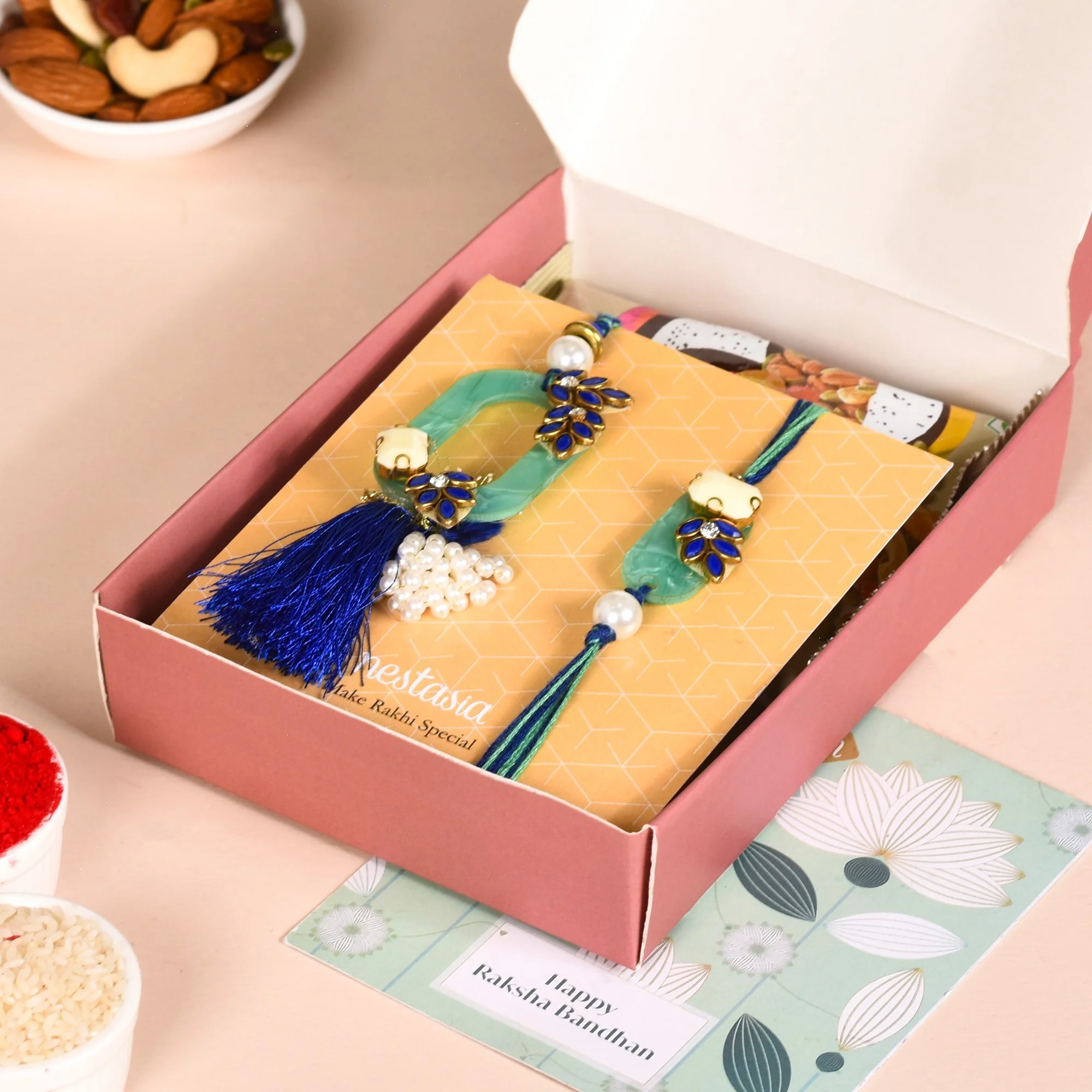 Coffee Aficionado Rakhi Hamper For Couple - Image 4