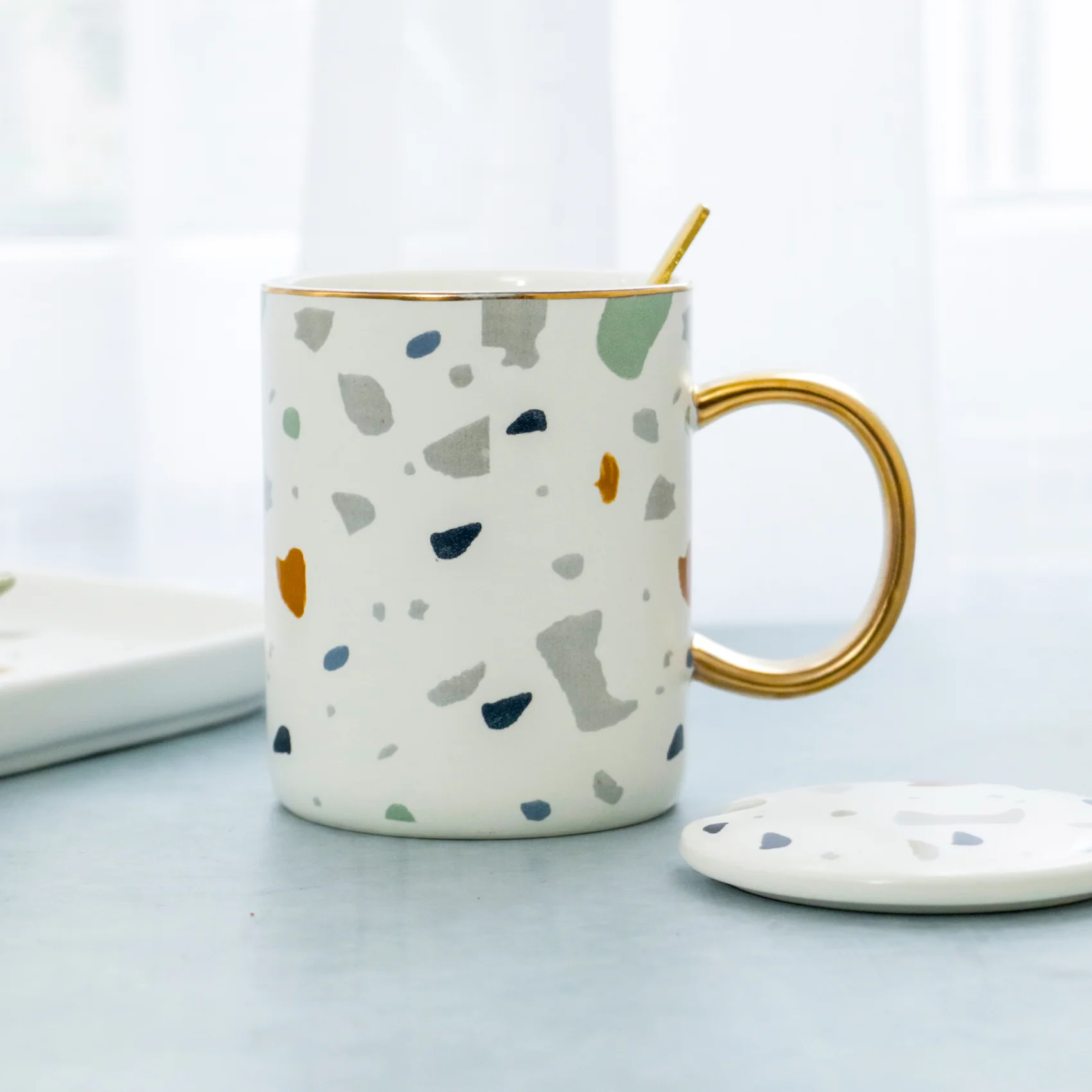 Coffee Mug with Lid - Image 2