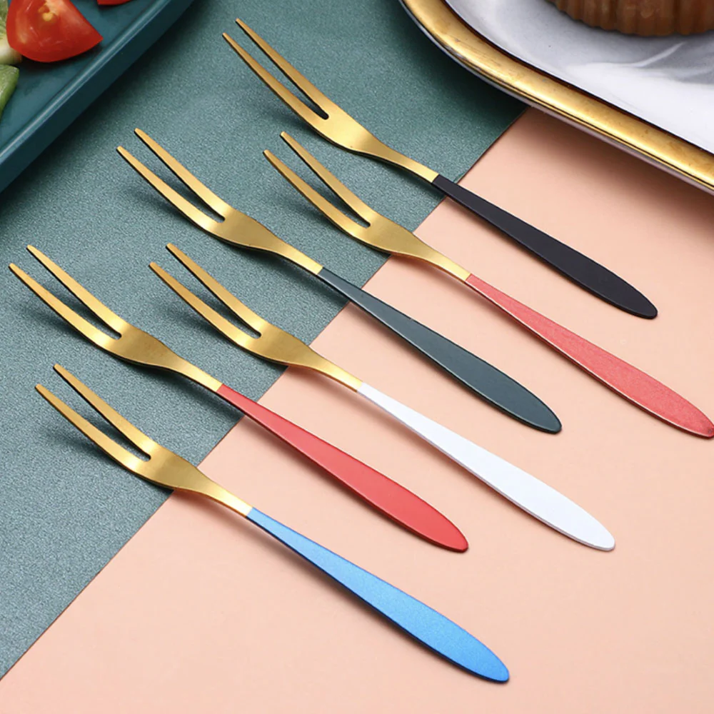 Colored Knife And Fork Set - Image 2