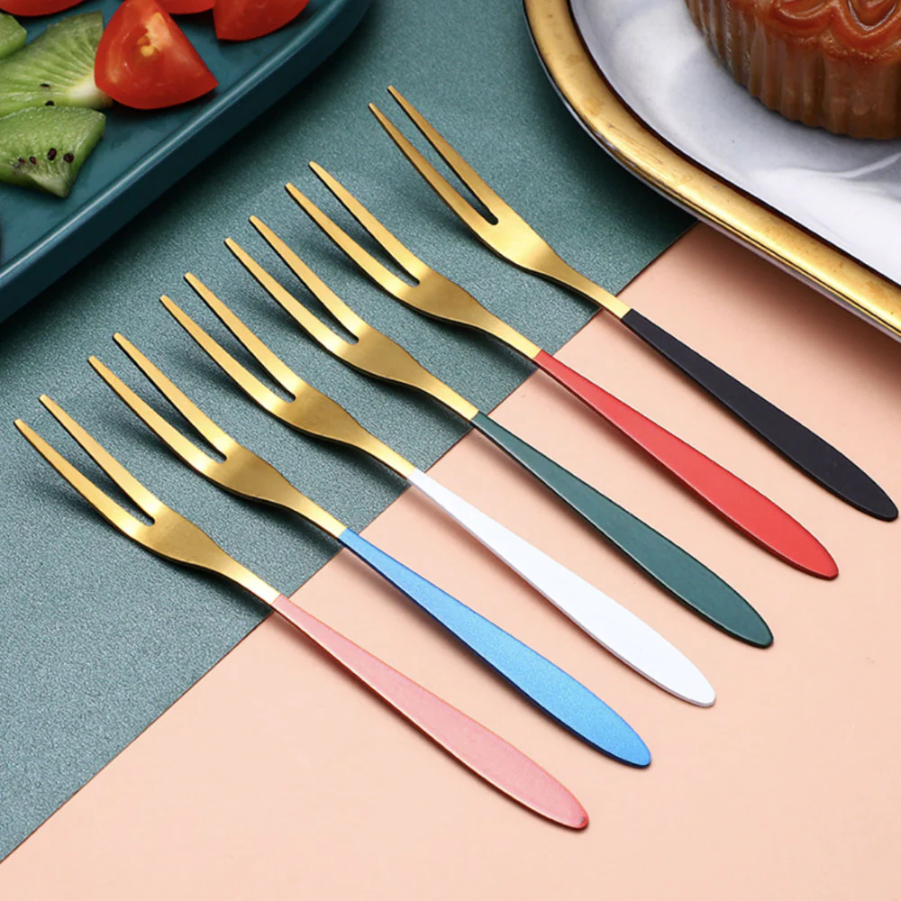 Colored Knife And Fork Set - Image 6