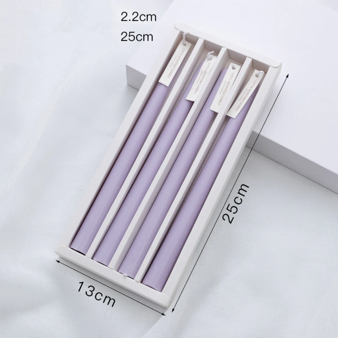 Colorful Candle Set of 4 - Image 2