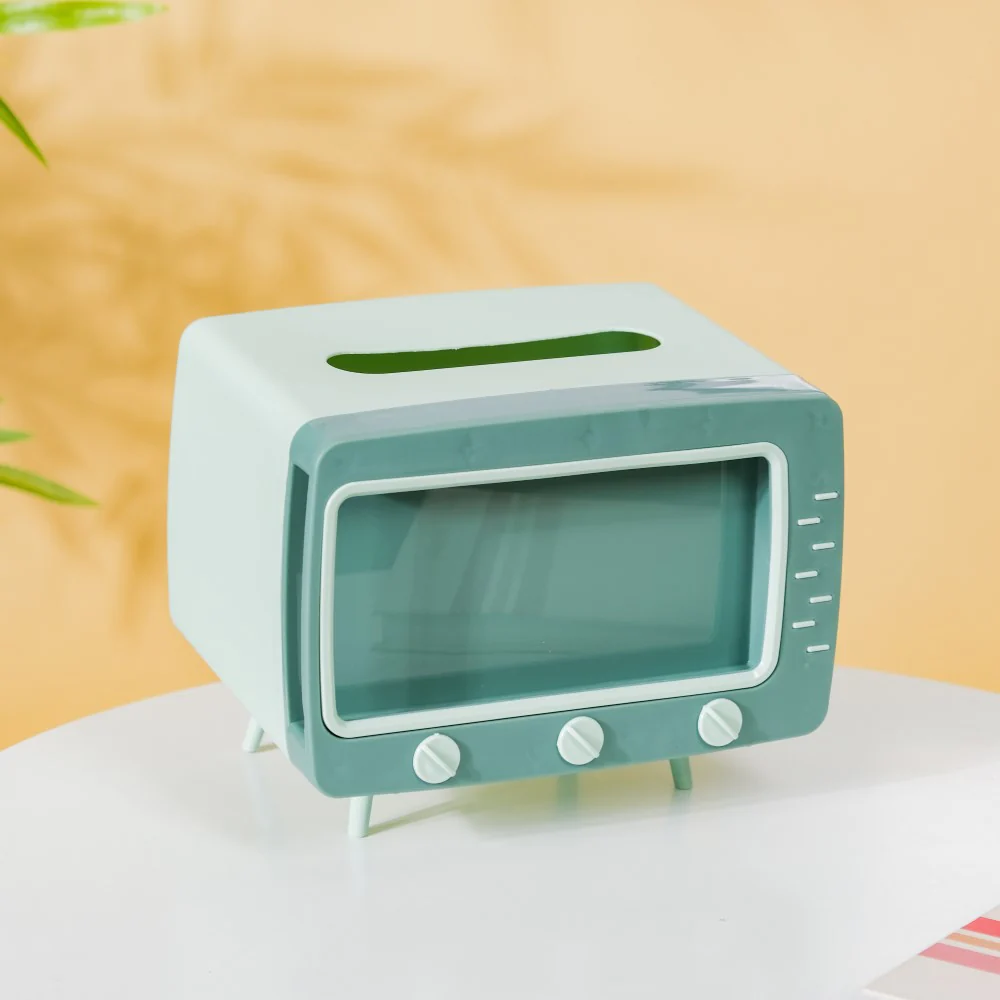 TV Tissue Box With Stand Green - Image 5