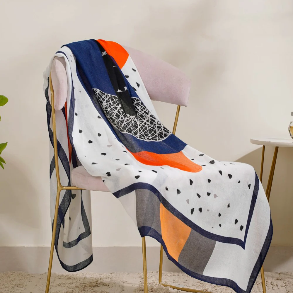 Colour Medley Silk Scarf - Image 3