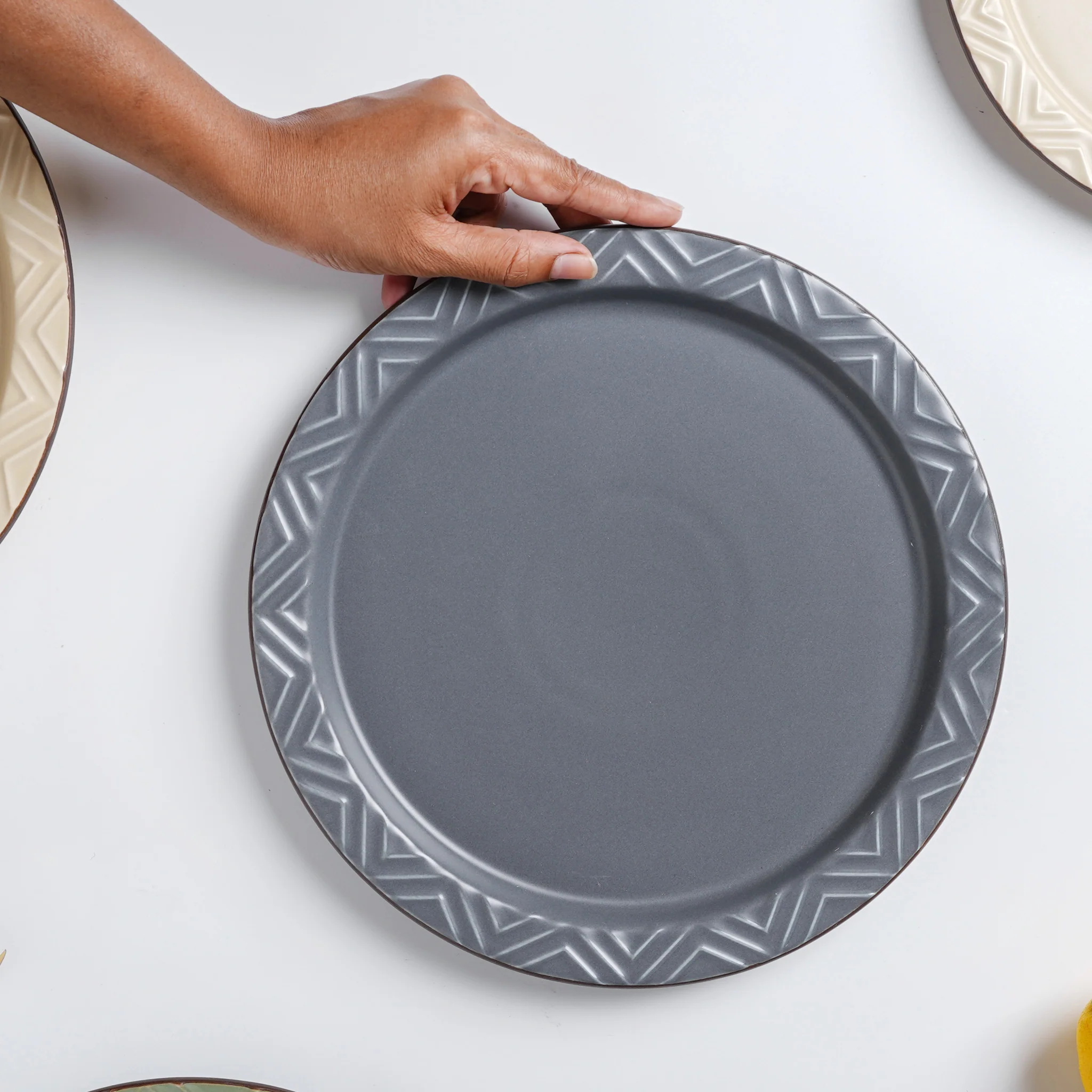 Coloured Dinner Plate - Image 14