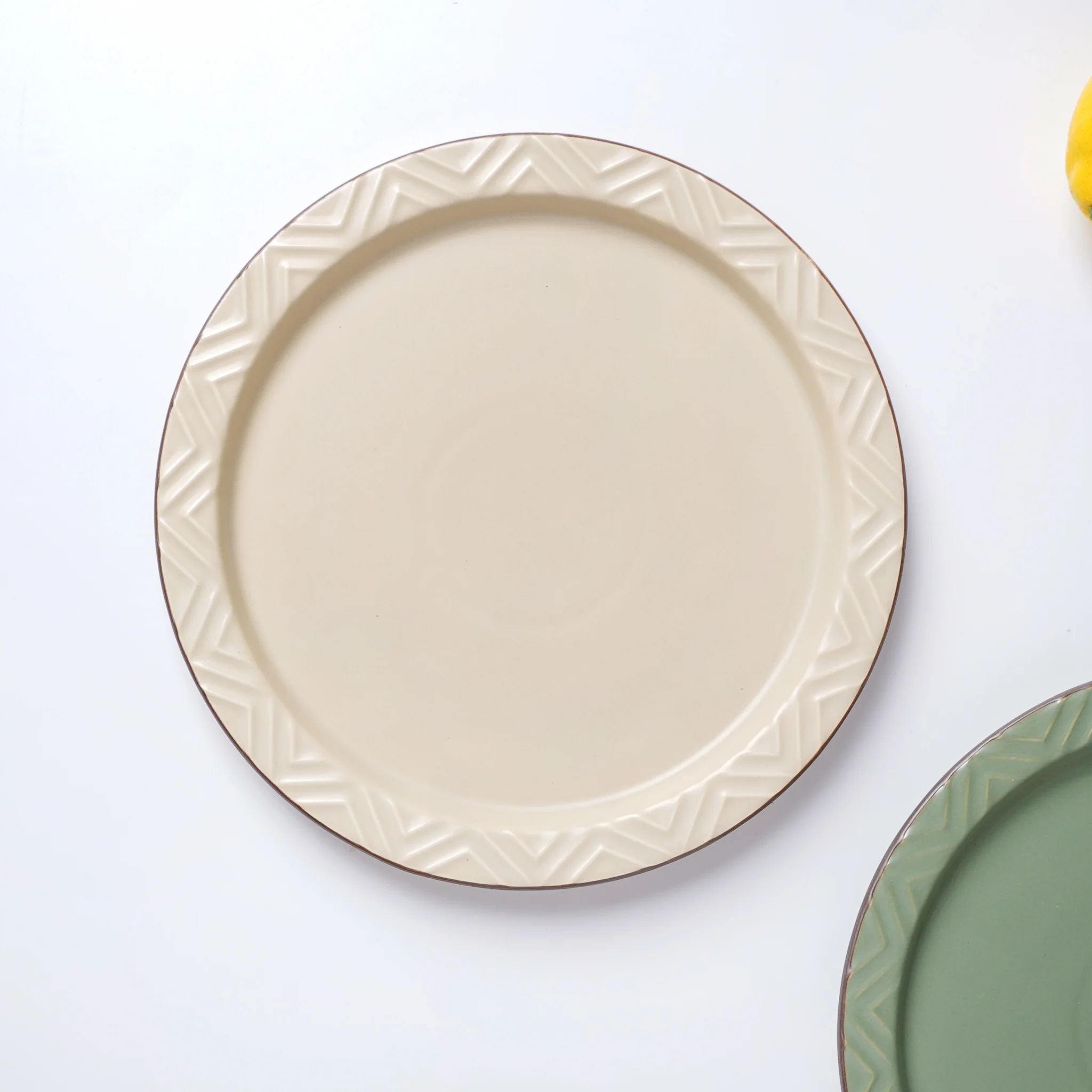 Coloured Dinner Plate - Image 8