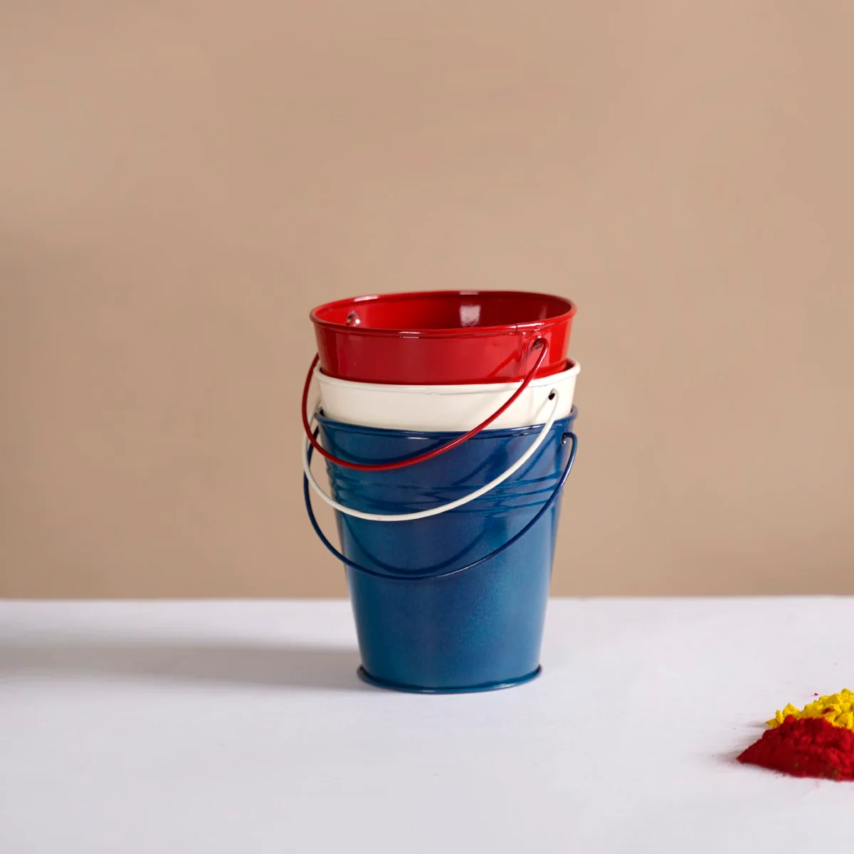 Colourful Metal Bucket Set Of 3 - Image 14