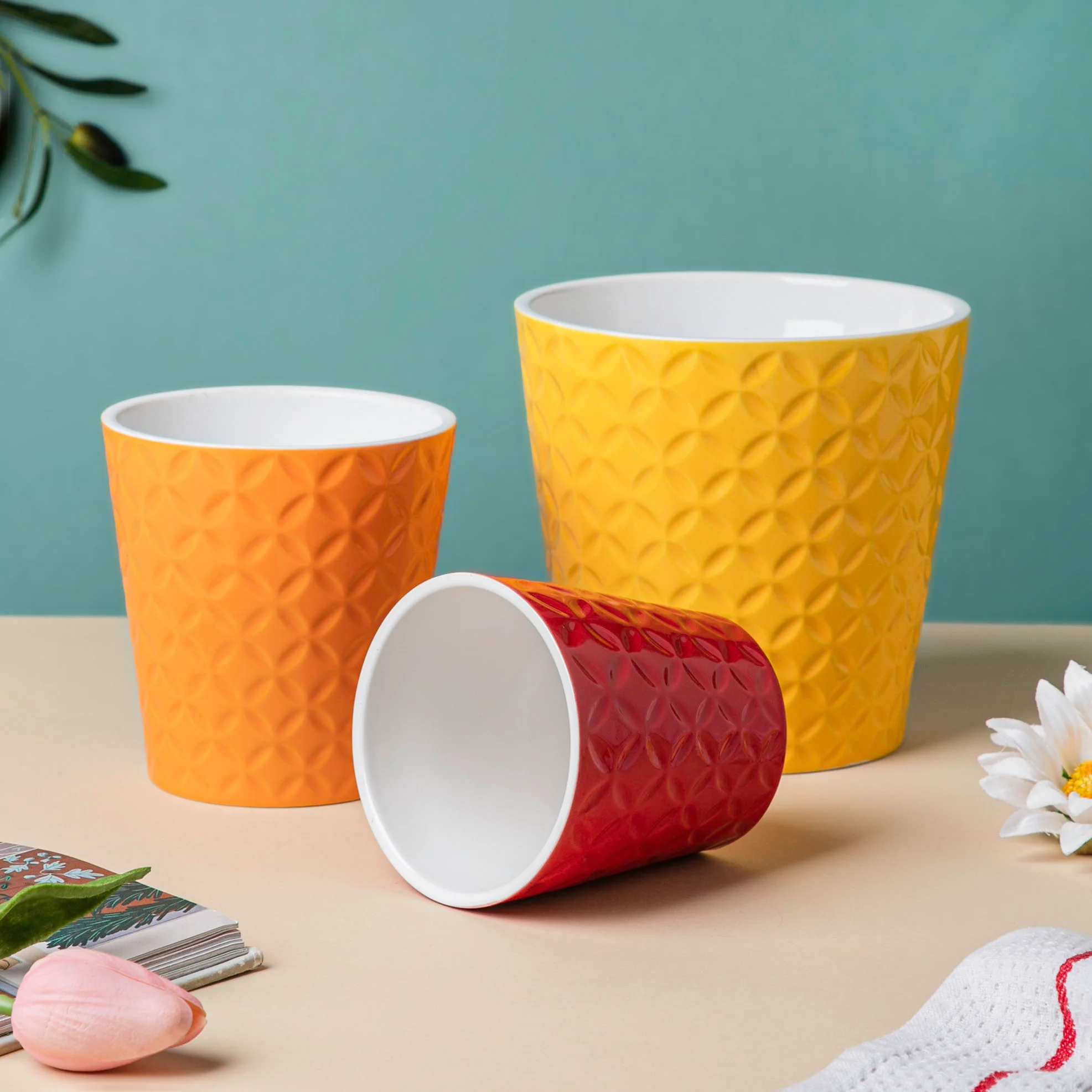 Colourpop Ceramic Planters Set Of 3 - Image 4