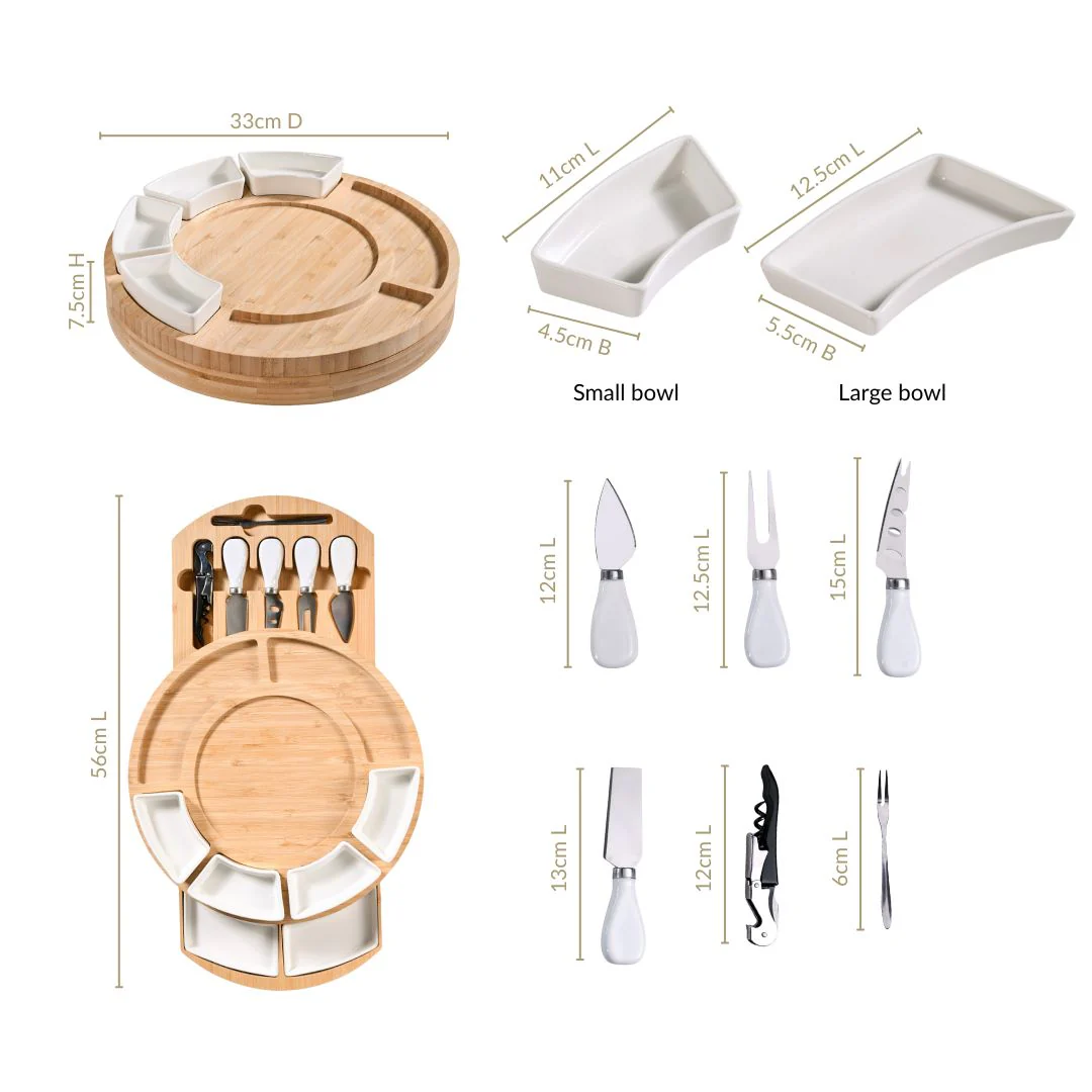 Complete Hosting Expandable Charcuterie Set Of 12 - Image 4