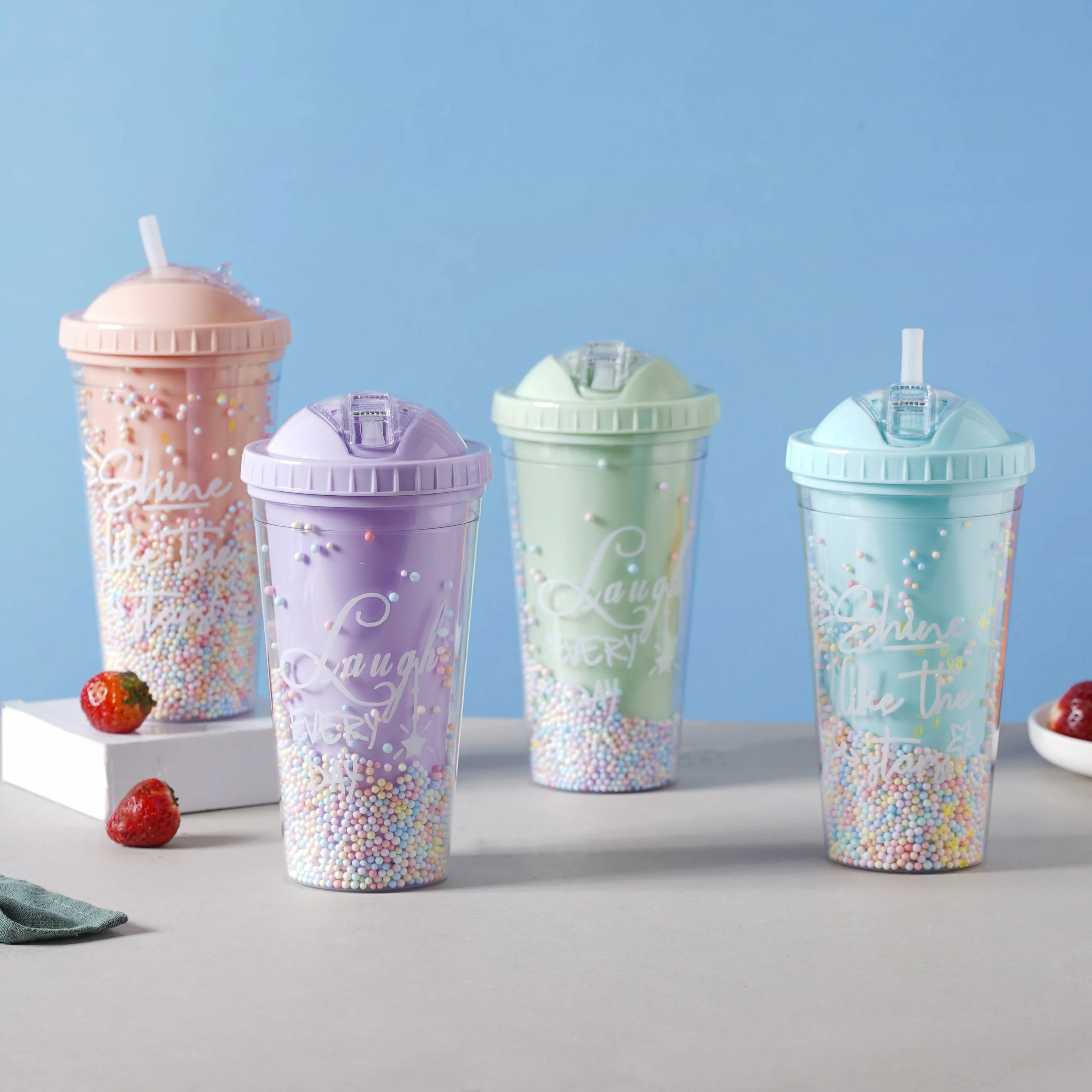 Confetti Cup and Straw - Image 2