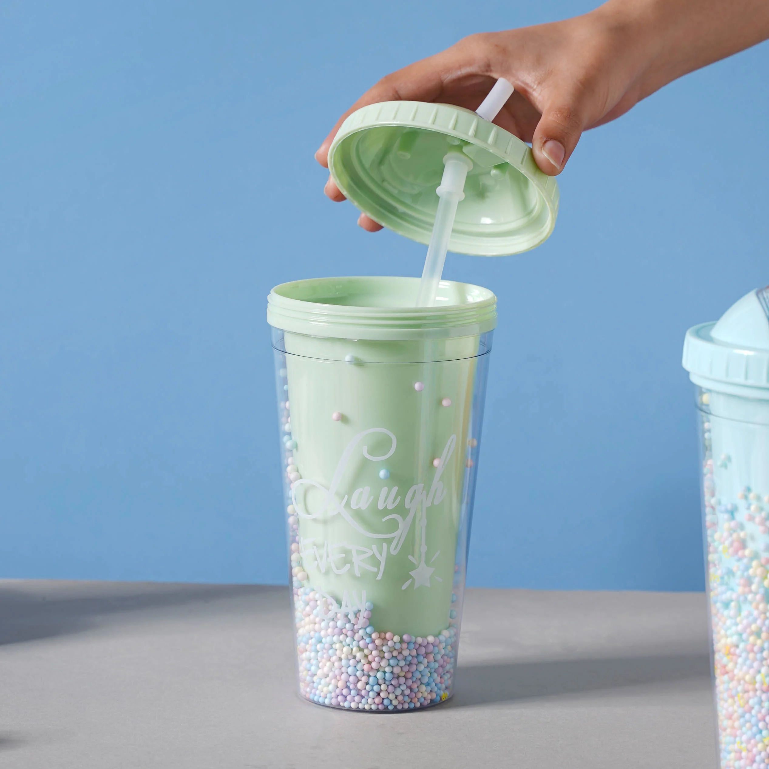 Confetti Cup and Straw - Image 3