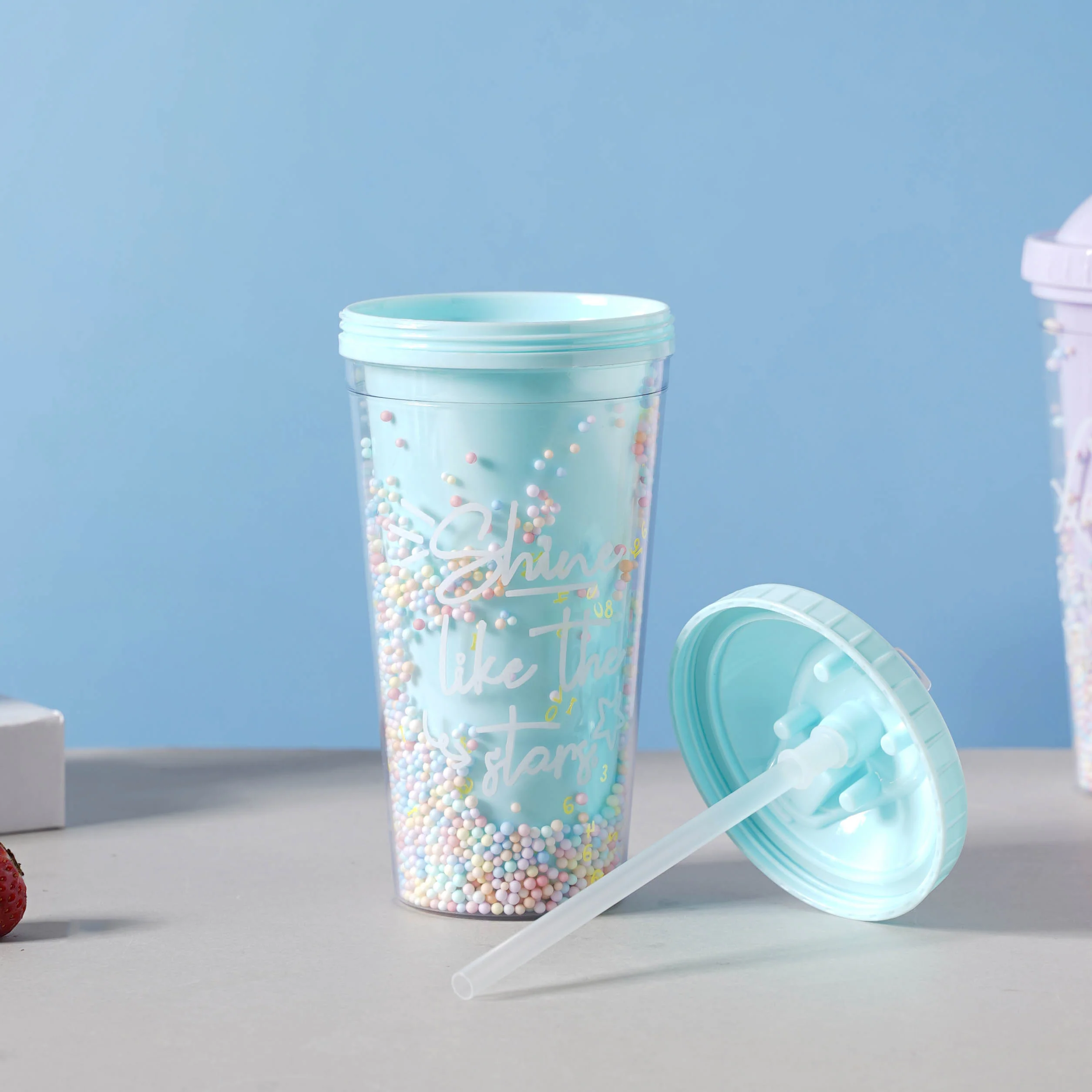 Confetti Cup and Straw - Image 51