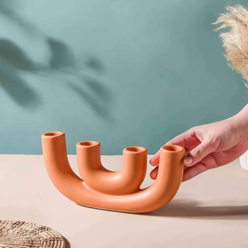 Contemporary Ceramic Candle Stand - Image 4