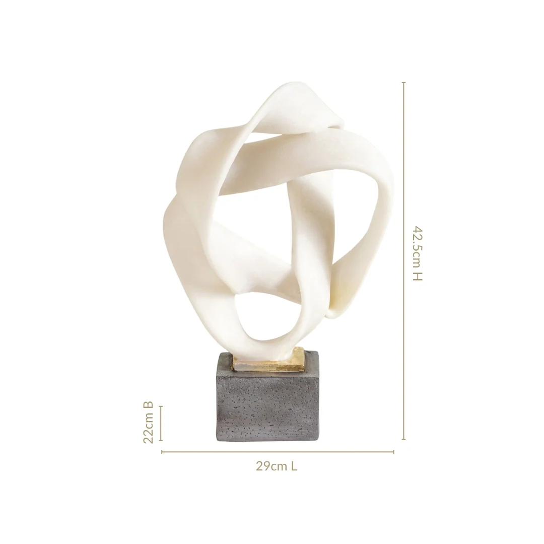 Contemporary Endless Loop Artistic Figurine Large - Image 4