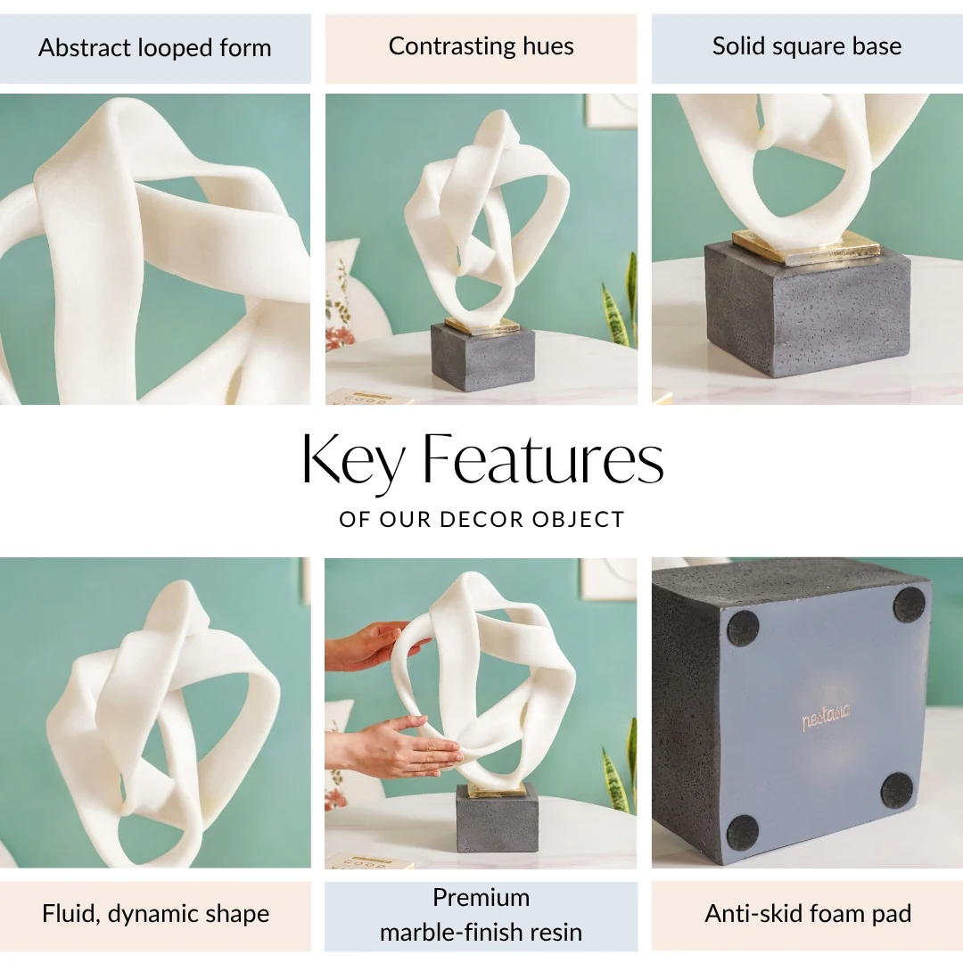 Contemporary Endless Loop Artistic Figurine Large - Image 5