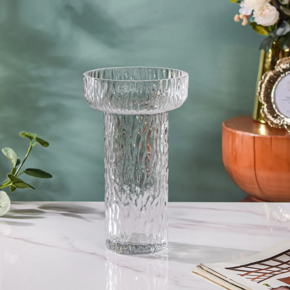 Contemporary Rain Vortex Vase 9 Inch - Image 2