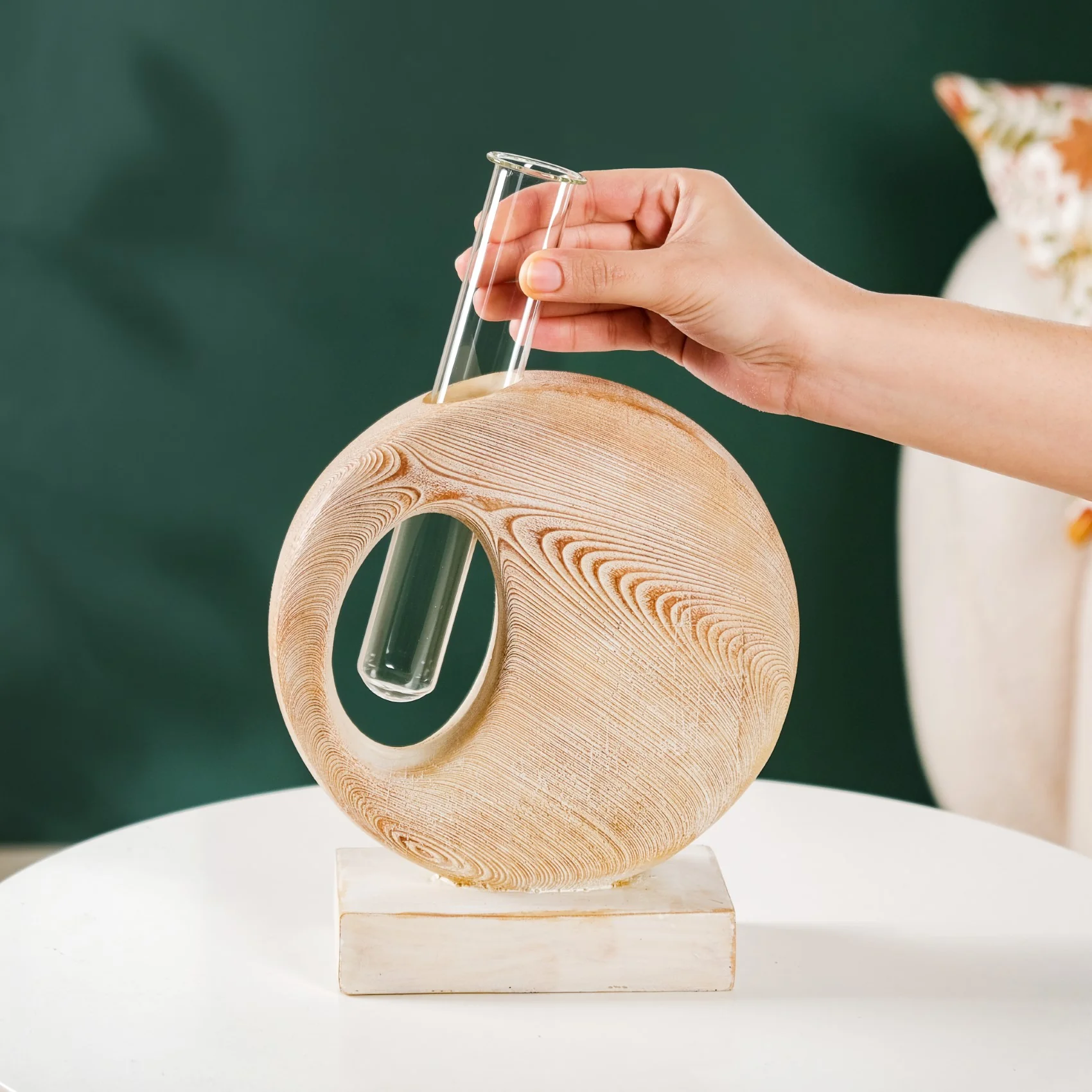 Contemporary Test Tube Showpiece Vase Decor - Image 3