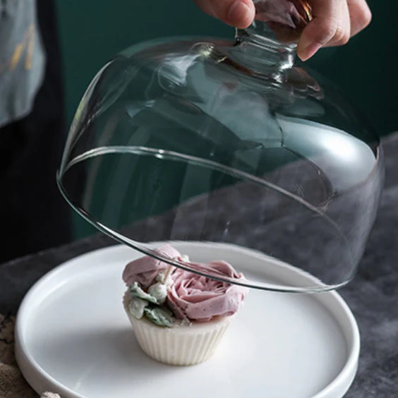 Cake Plate With Dome 6 Inch - Image 4