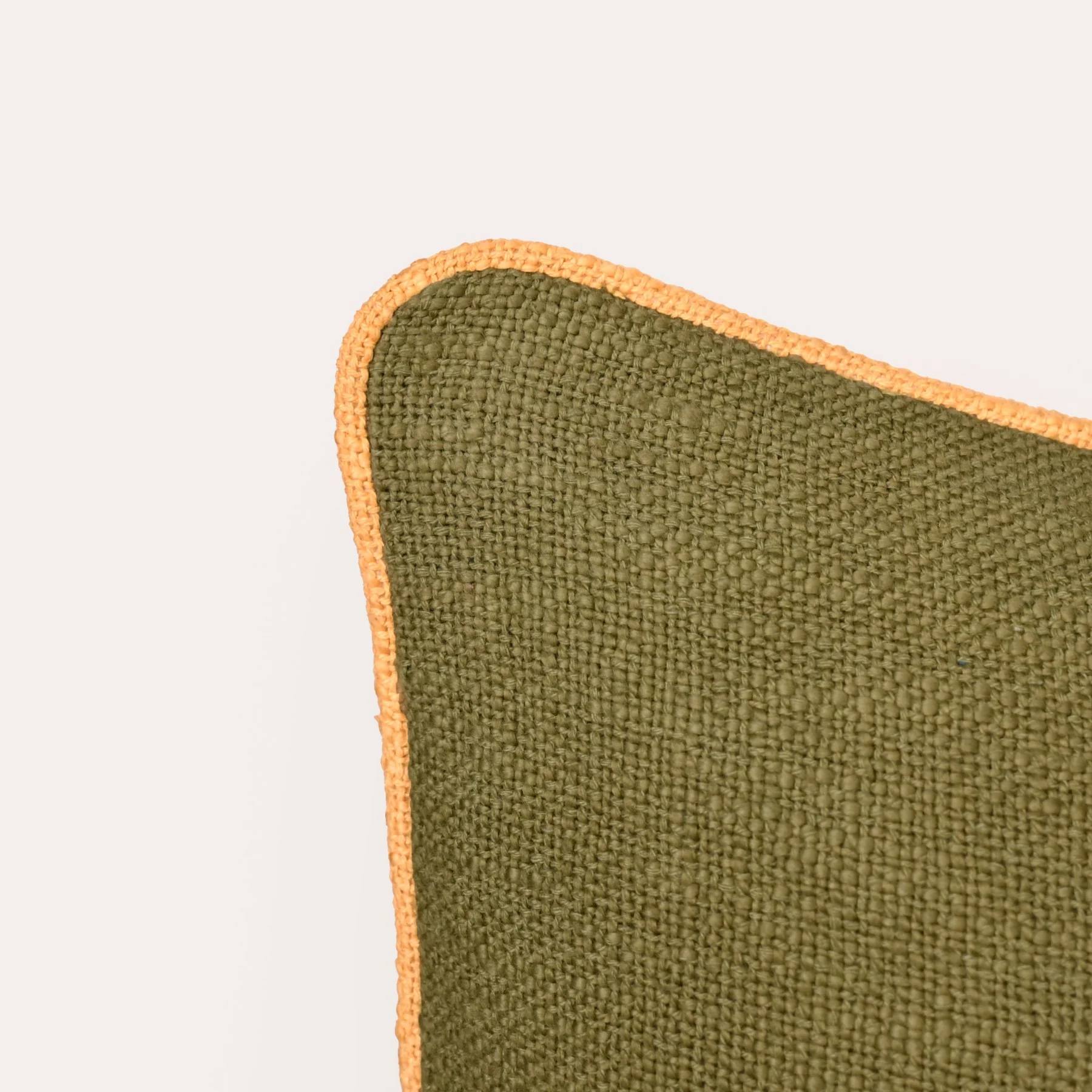 Cotton Cushion Cover Set Of 2 Olive - Image 5